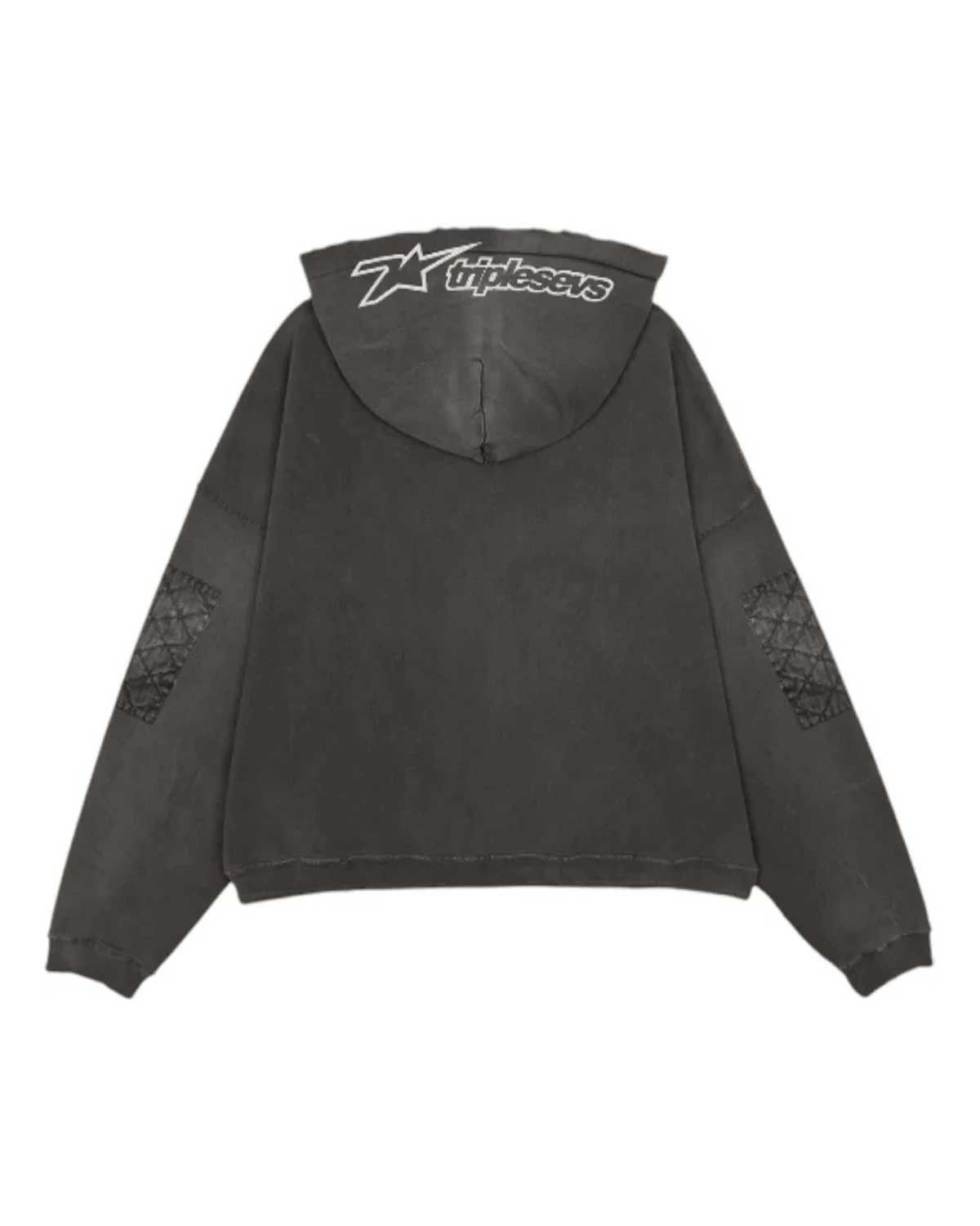 TRIPLE SEVENS Moto Hoodie Black Size US L / EU 52-54 / 3 - 4 Thumbnail
