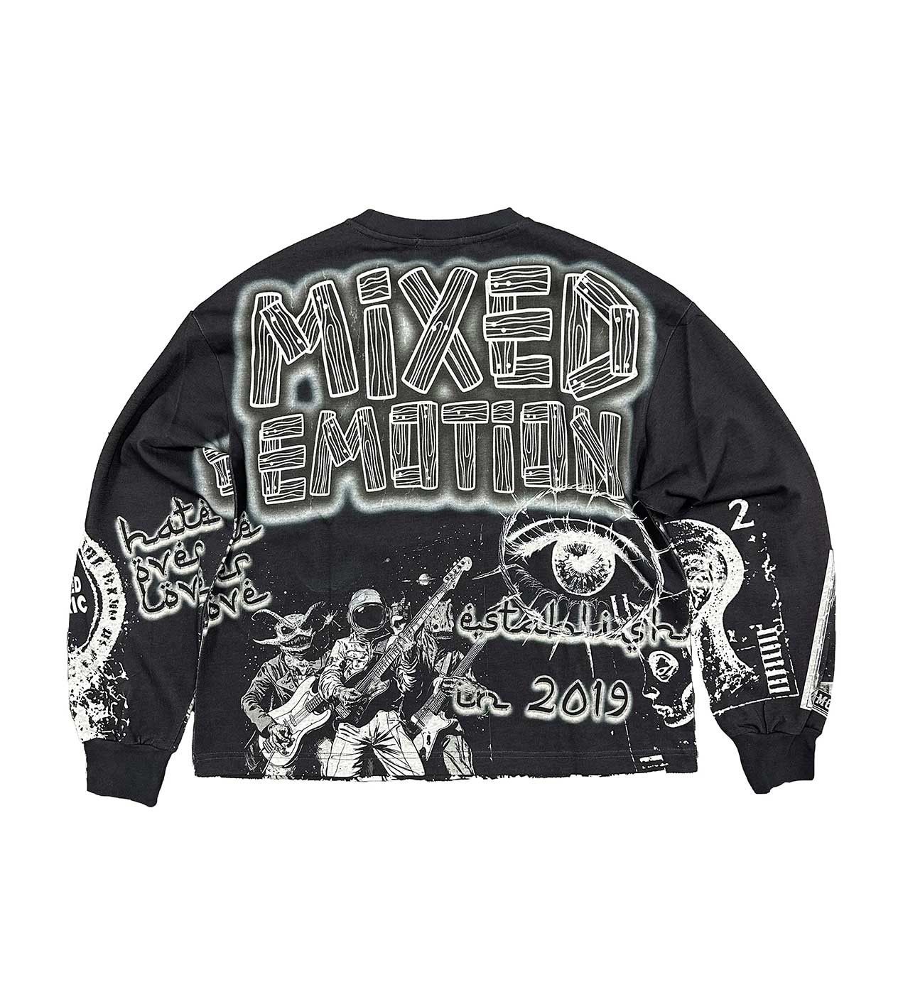 Other Mixed Emotions Astro L/S Tee Black Size US XL / EU 56 / 4 - 2 Thumbnail