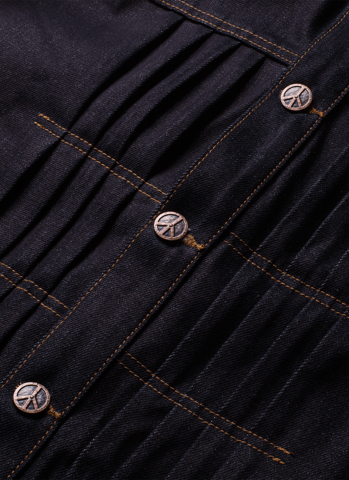 Other Boredom Kills Spider Denim Jacket Raw Indigo Size US XXL / EU 58 / 5 - 4 Thumbnail