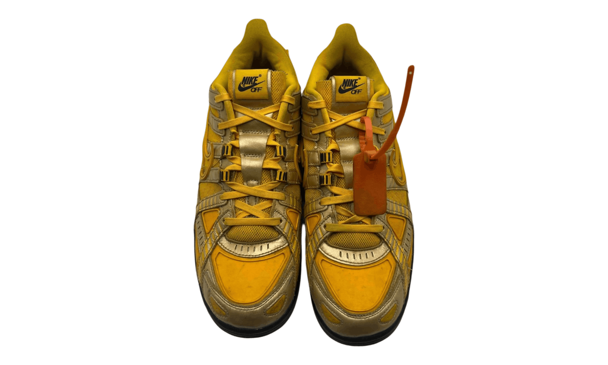Nike Air Rubber Dunk Off-White University Gold (Preowned) Size ONE SIZE - 4 Thumbnail