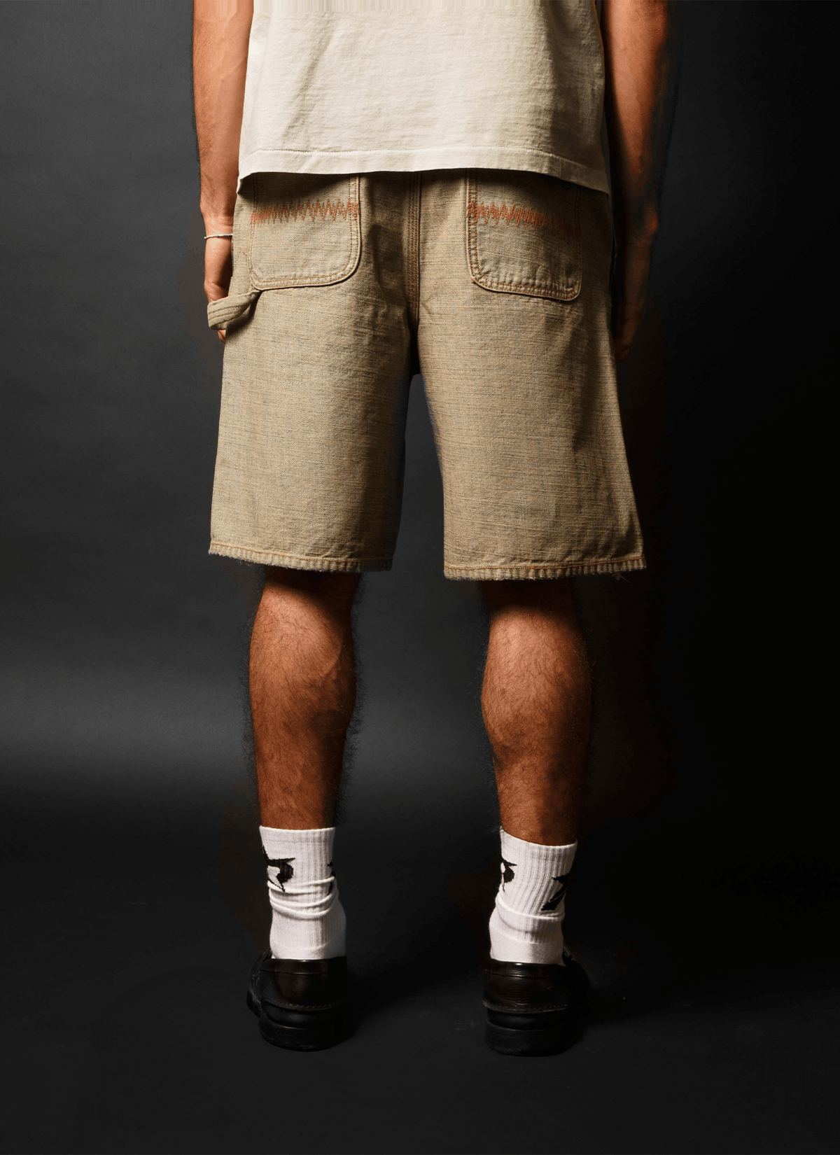 Other Pieces Harvey Split Carpenter Denim Shorts Size US 30 / EU 46 - 6 Thumbnail