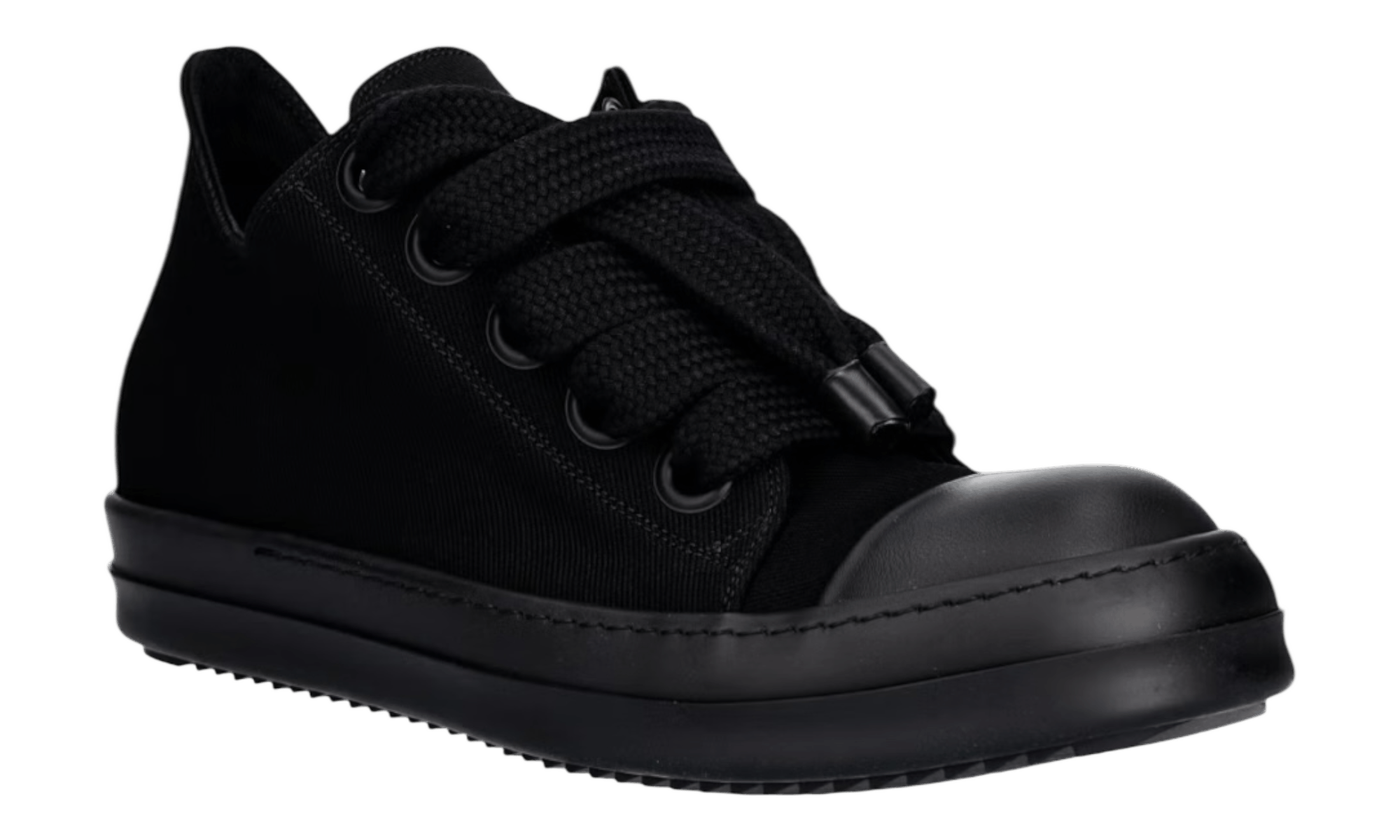 Rick Owens DRKSHDW Jumbolace Low Triple Black Sneaker Size US 11 / EU 44 - 2 Thumbnail