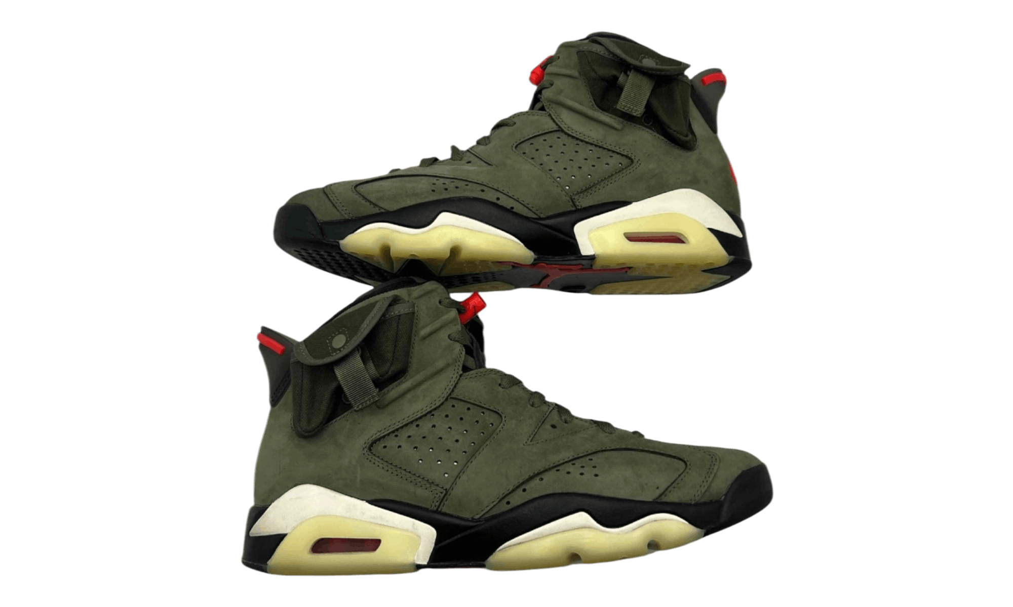 Other Travis Scott x Air Jordan 6 Retro "Olive" (PreOwned) Size US 10.5 / EU 43-44 - 2 Thumbnail