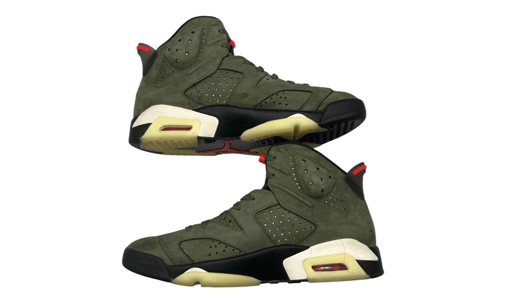Other Travis Scott x Air Jordan 6 Retro "Olive" (PreOwned) Size US 10.5 / EU 43-44 - 3 Thumbnail