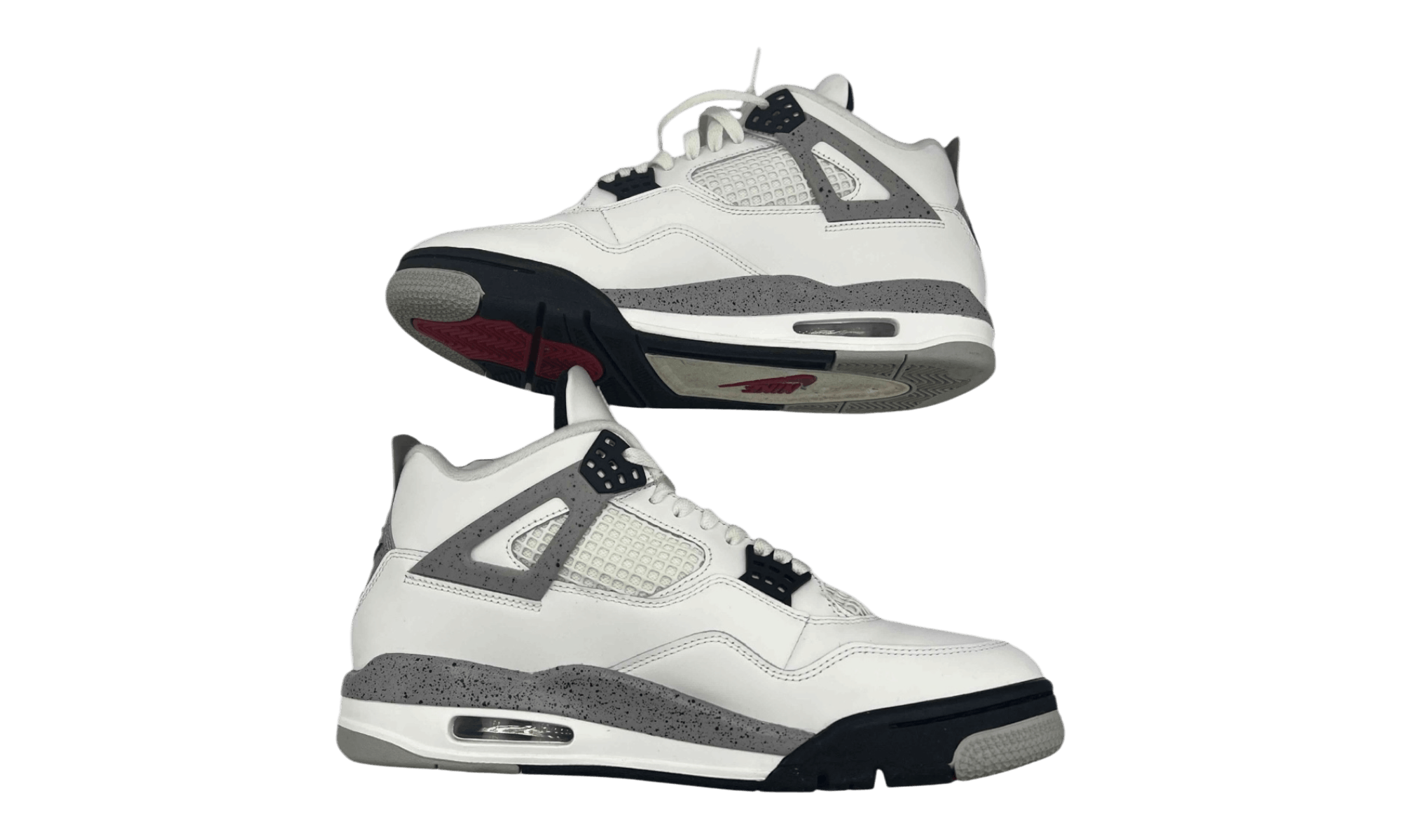 Other Jordan 4 Retro White Cement (2025) (Preowned) Size US 10.5 / EU 43-44 - 3 Thumbnail