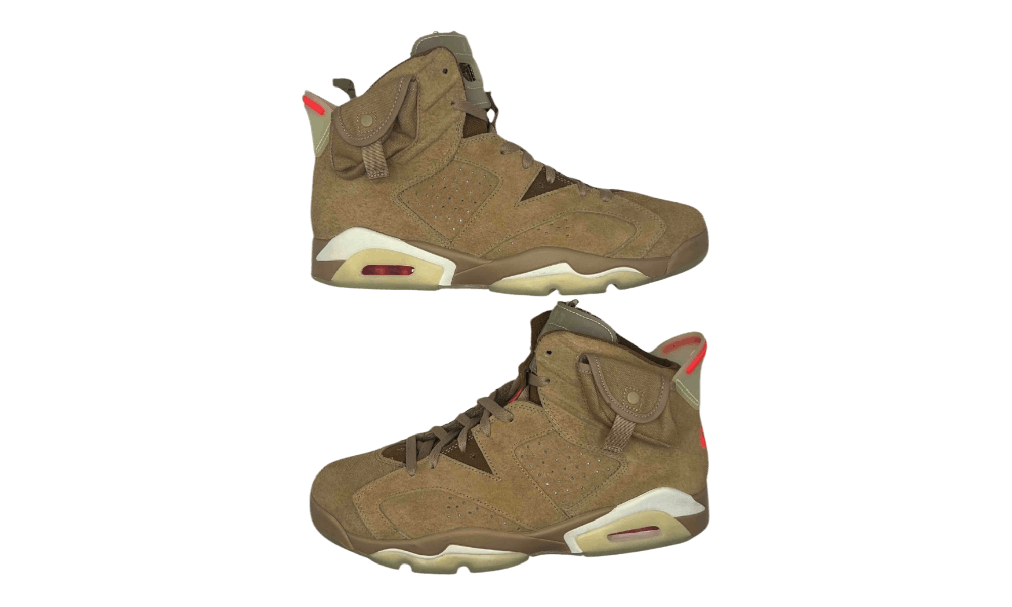 Jordan Brand Jordan 6 Retro Travis Scott British Khaki (PreOwned) Size US 11.5 / EU 44-45 - 2 Thumbnail