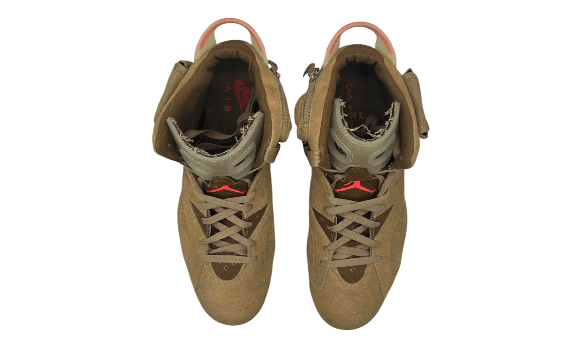 Jordan Brand Jordan 6 Retro Travis Scott British Khaki (PreOwned) Size US 11.5 / EU 44-45 - 4 Thumbnail