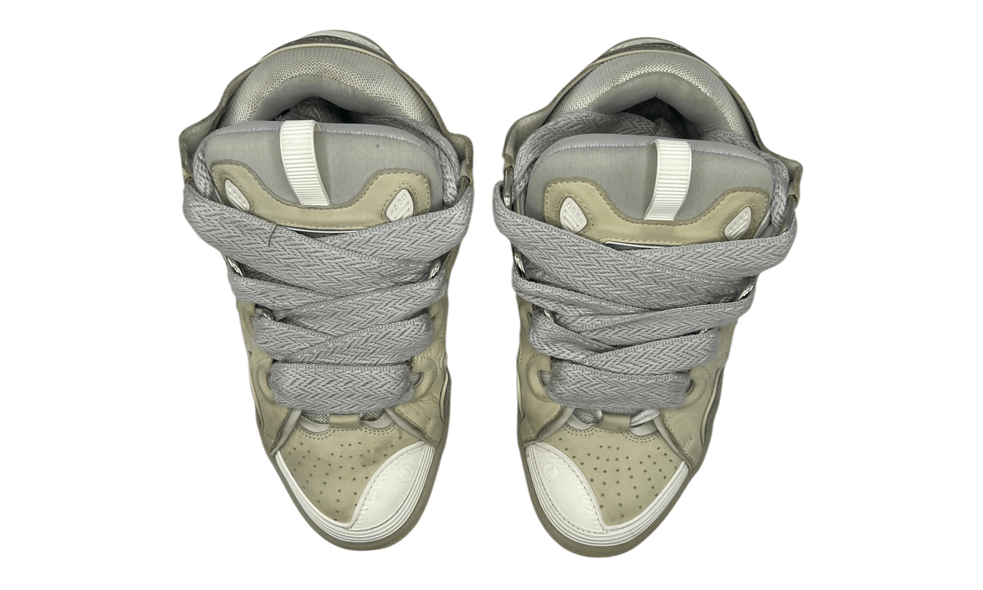 Lanvin Curb Sneaker White Beige (PreOwned) Size US 9 / EU 42 - 4 Thumbnail