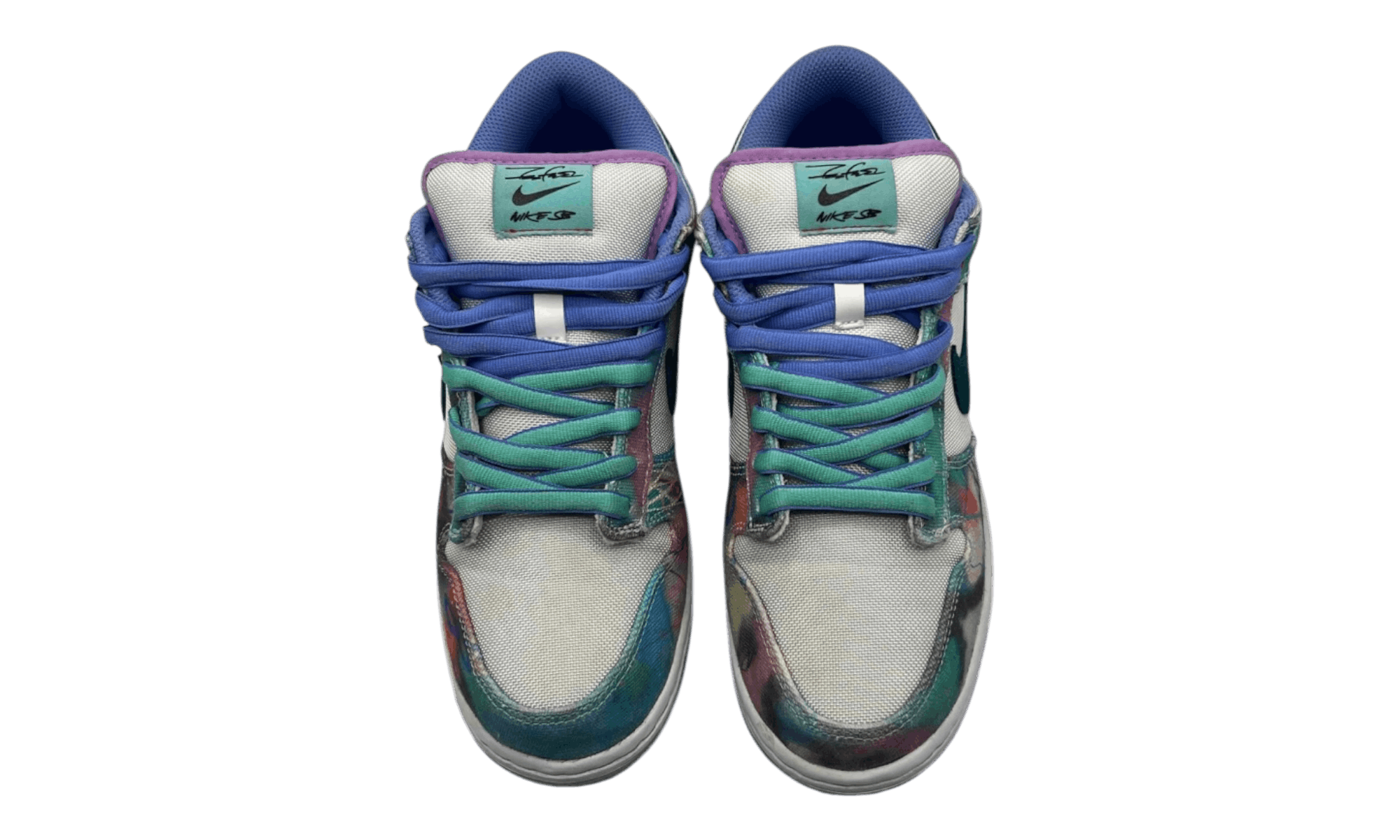 Nike SB Dunk Low "Futura Laboratories Bleached Aqua" (PreOwned) Size US 9 / EU 42 - 4 Thumbnail