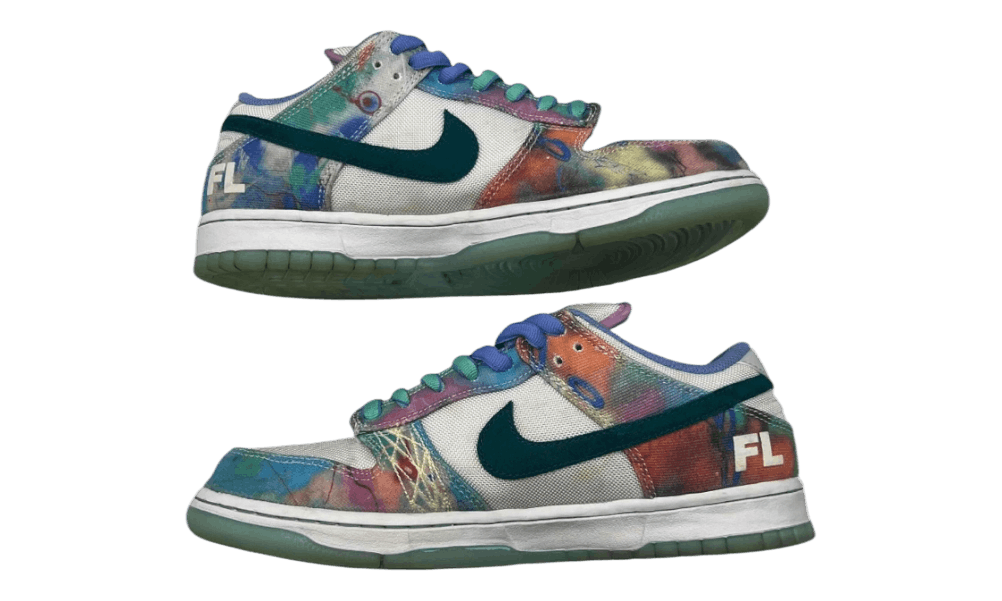 Nike SB Dunk Low "Futura Laboratories Bleached Aqua" (PreOwned) Size US 9 / EU 42 - 3 Thumbnail