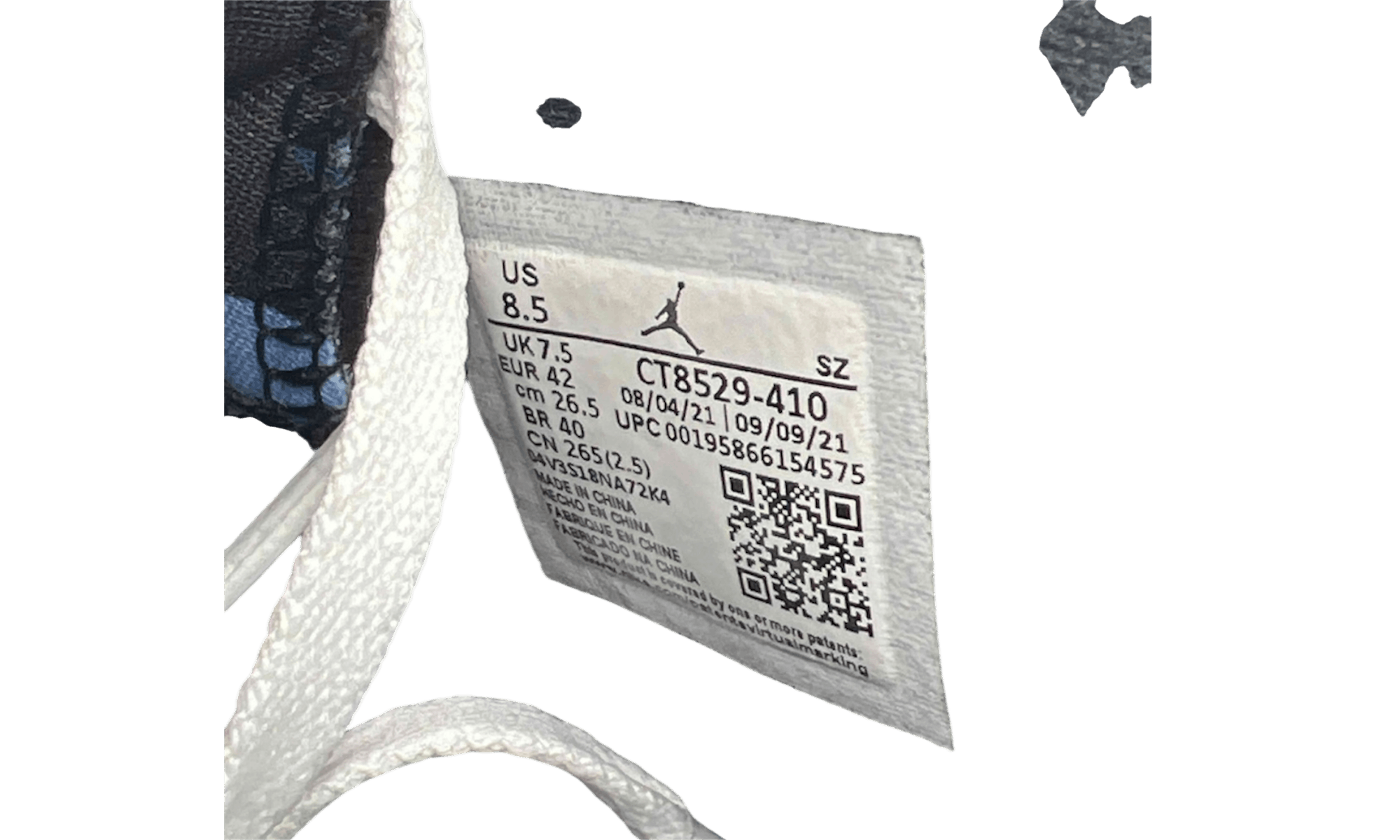 Other Jordan 6 Retro UNC White (PreOwned) (No Box) Size US 8.5 / EU 41-42 - 5 Thumbnail