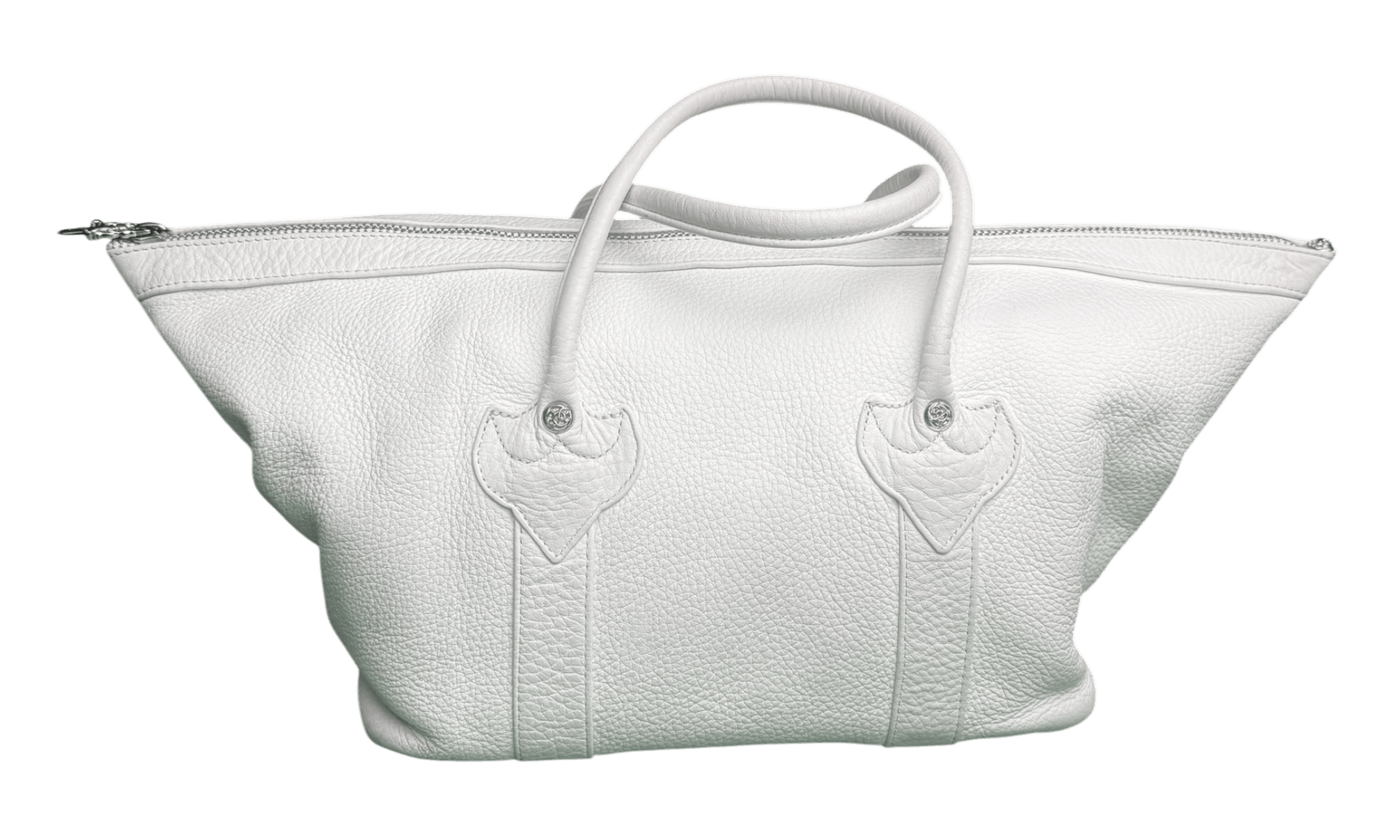 Chrome Hearts White Leather Monica Bag With Silver Cross Logo (Pre-Owned) Size ONE SIZE - 2 Thumbnail