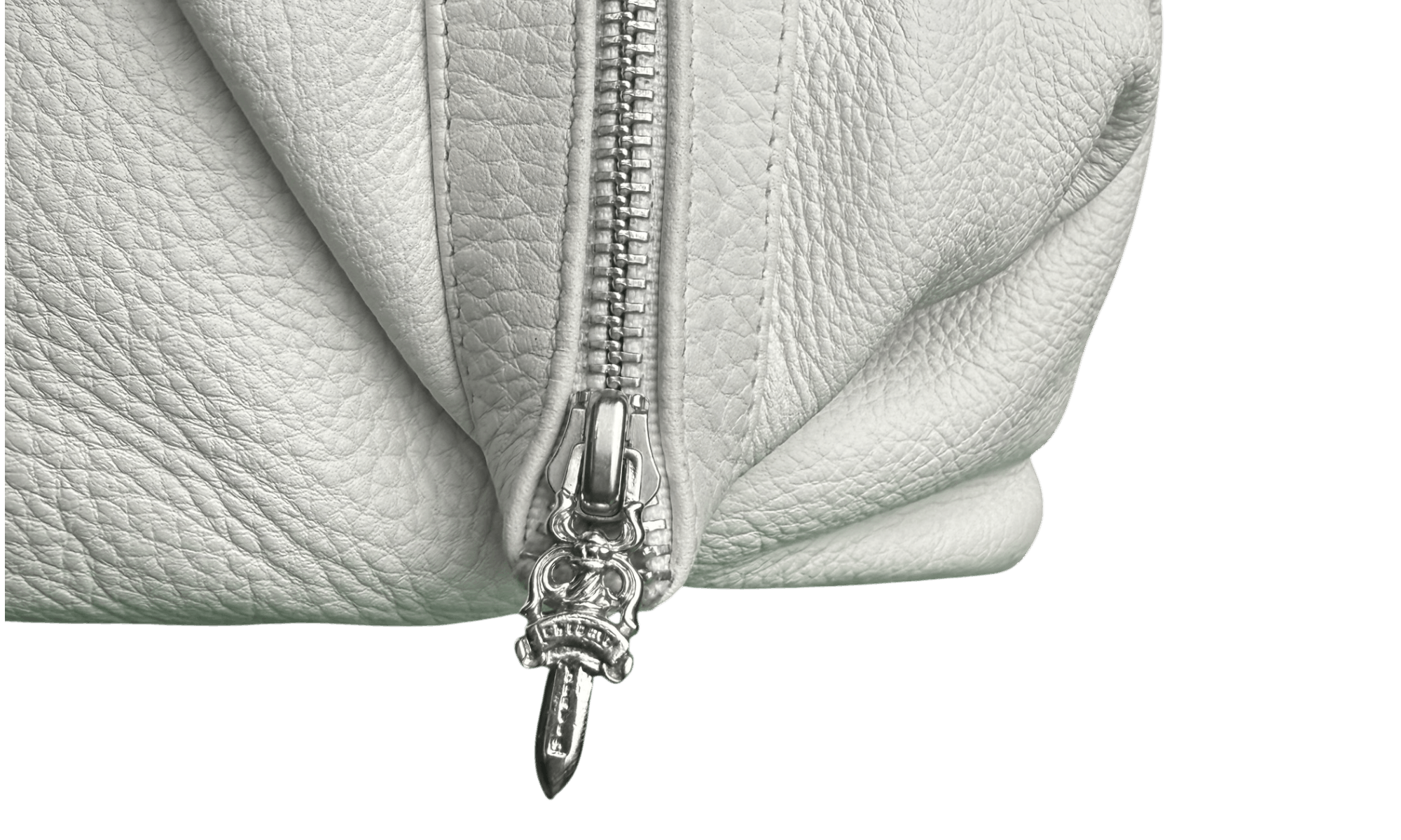 Chrome Hearts White Leather Monica Bag With Silver Cross Logo (Pre-Owned) Size ONE SIZE - 3 Thumbnail