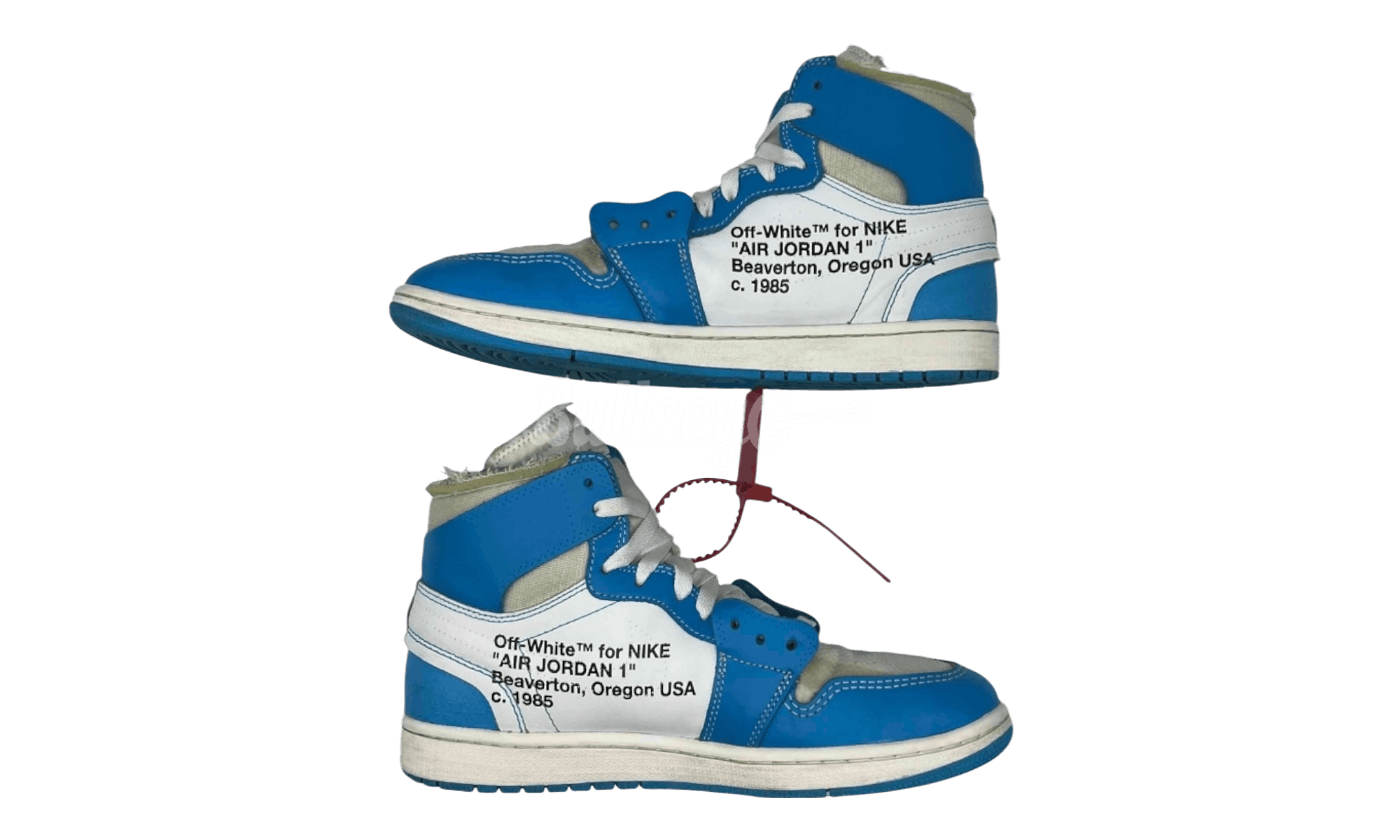 Jordan Brand Nike Air Jordan 1 Retro High "University Blue" Off-White (Pr Size ONE SIZE - 3 Thumbnail