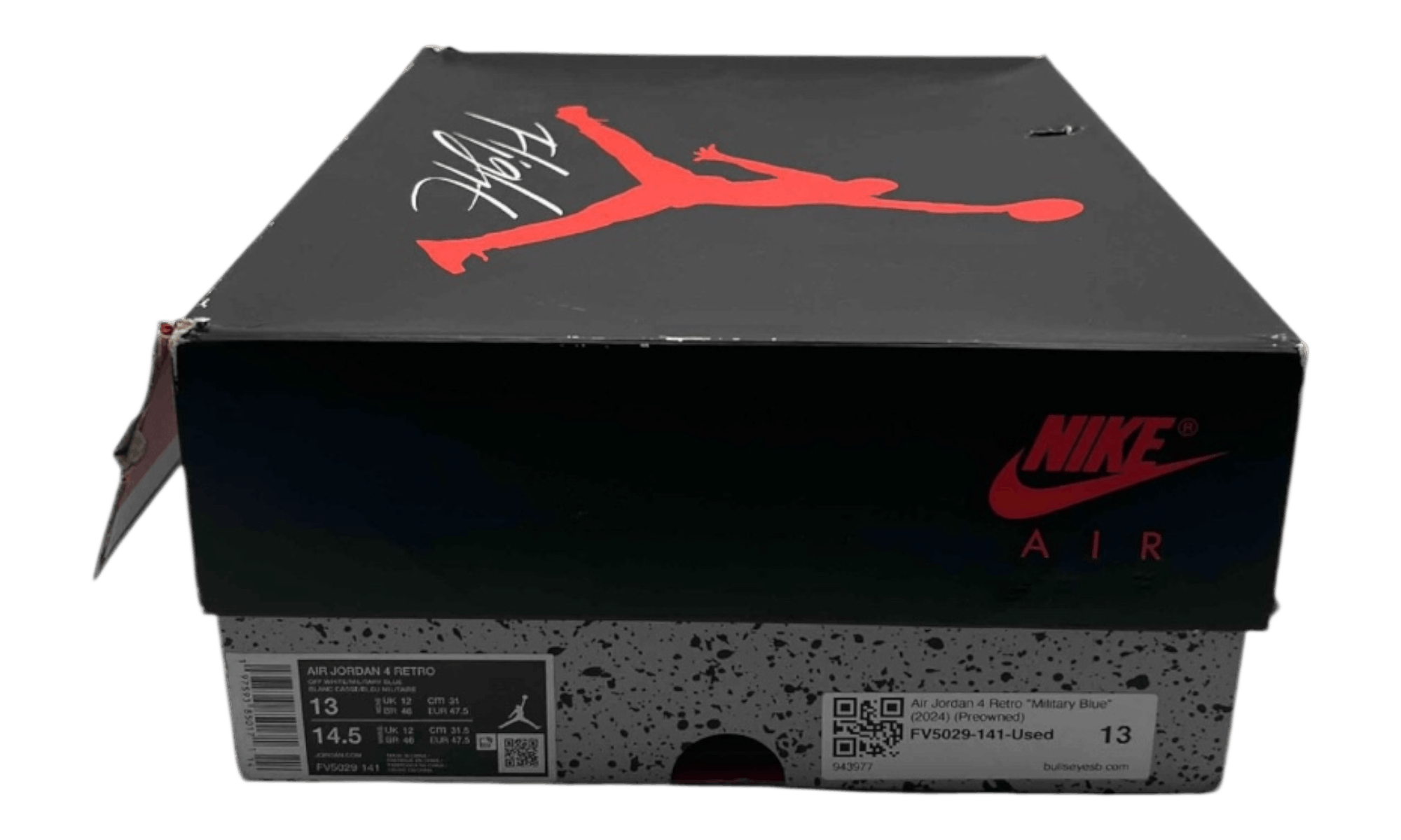 Other Air Jordan 4 Retro "Military Blue" (2024) (Preowned) Size US 14 / EU 47 - 8 Thumbnail