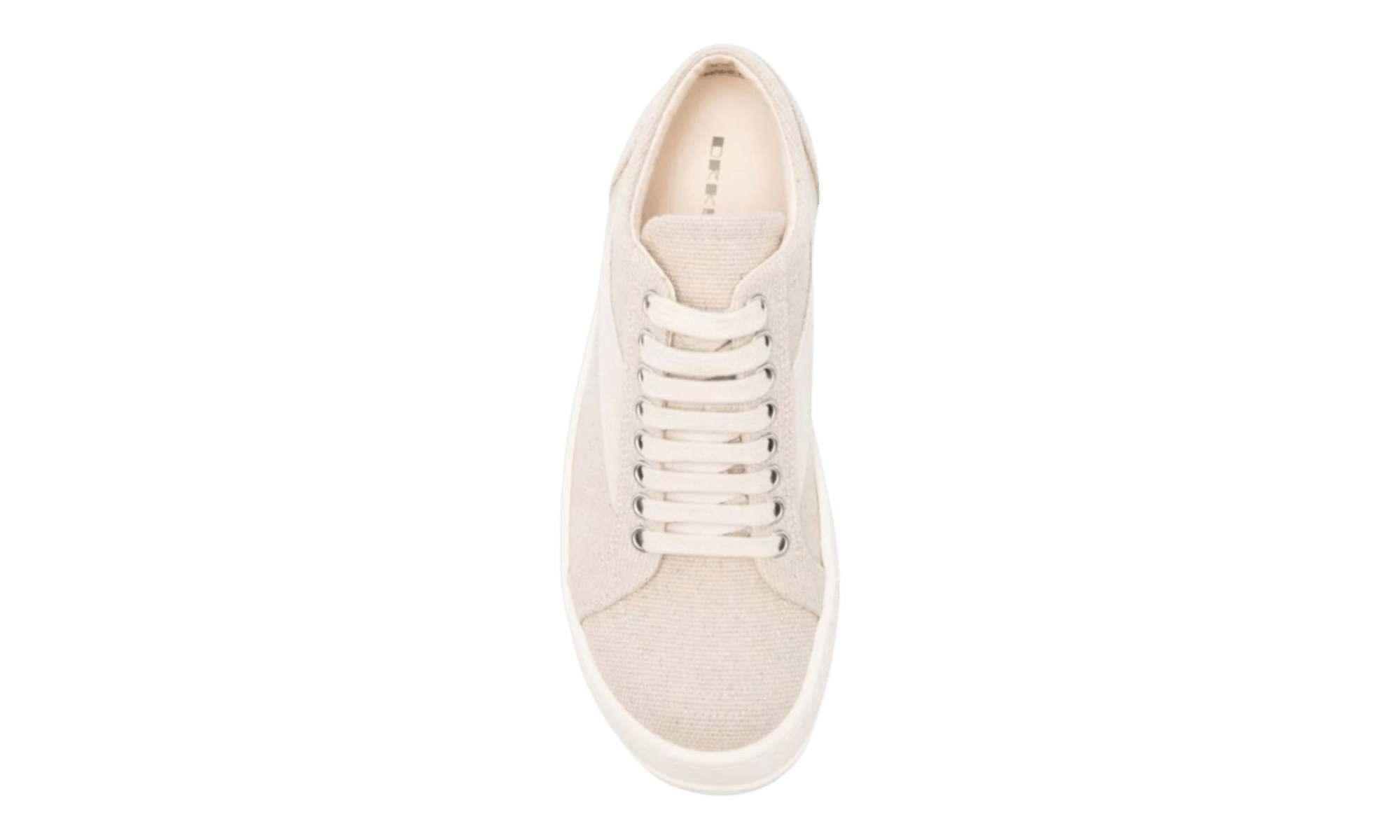 Rick Owens Natural/Milk Low Top Sneakers Size US 8 / EU 41 - 3 Thumbnail