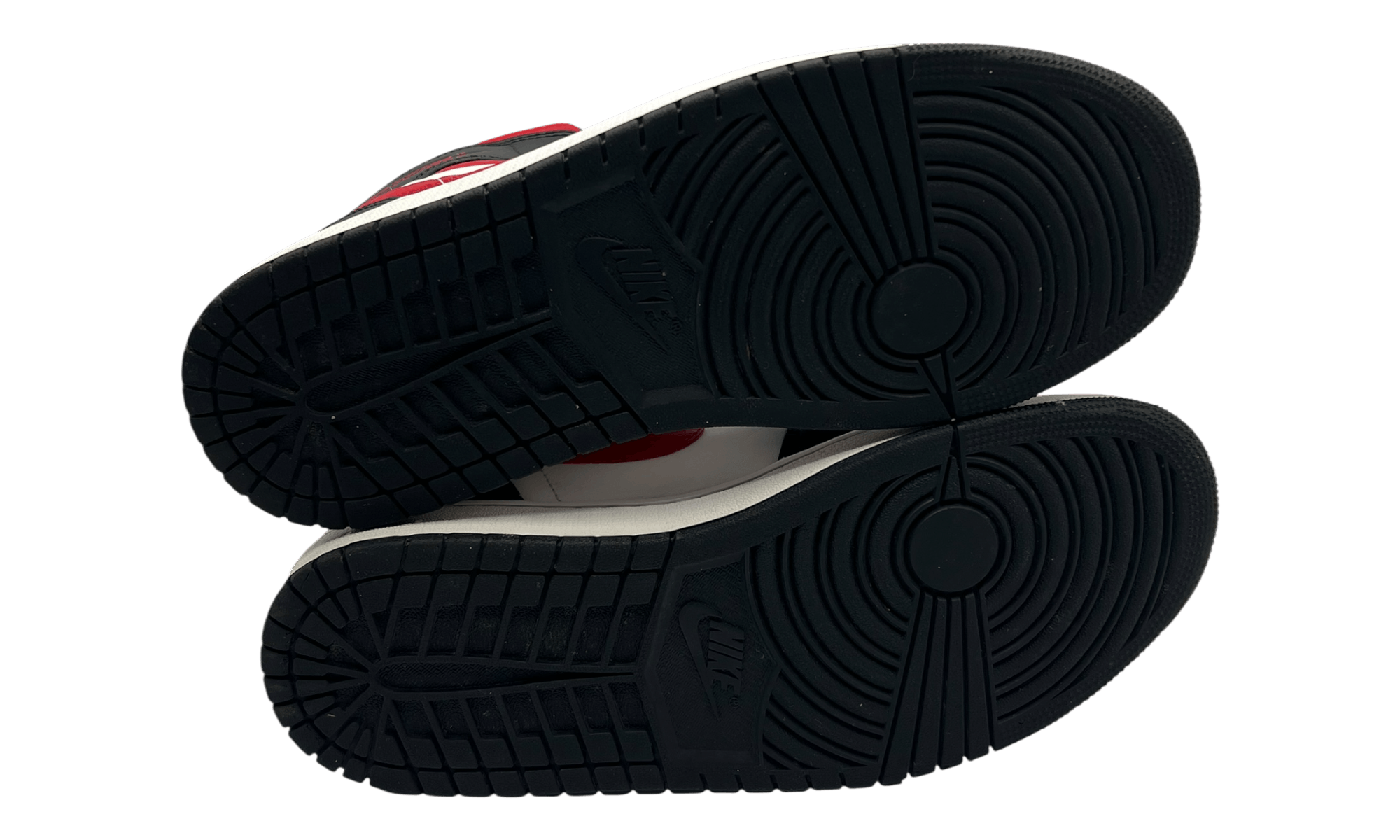 Other Jordan 1 Mid Black Chile Red White (Preowned) (No Box) Size US 9.5 / EU 42-43 - 6 Thumbnail