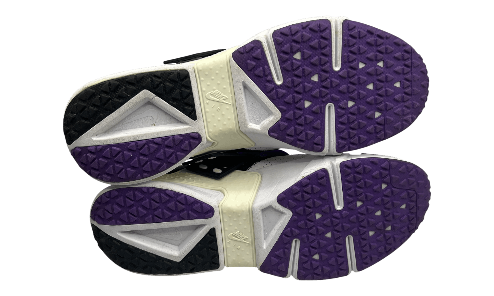 Nike Air Huarache Drift White Black Hyper Grape (PreOwned) (No Bo Size US 11 / EU 44 - 6 Thumbnail