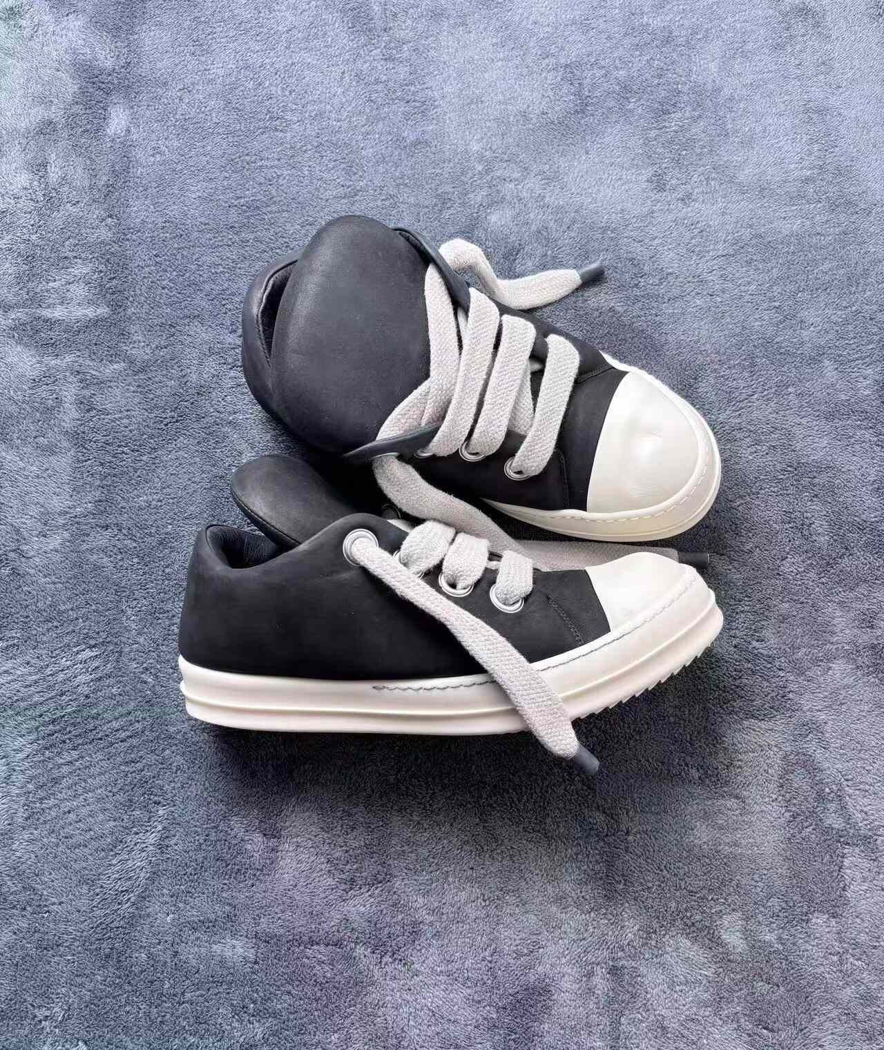 Rick Owens Rick Owens Leather White Lowtop Sneakers 24 Men Size US 10 / EU 43 - 3 Thumbnail