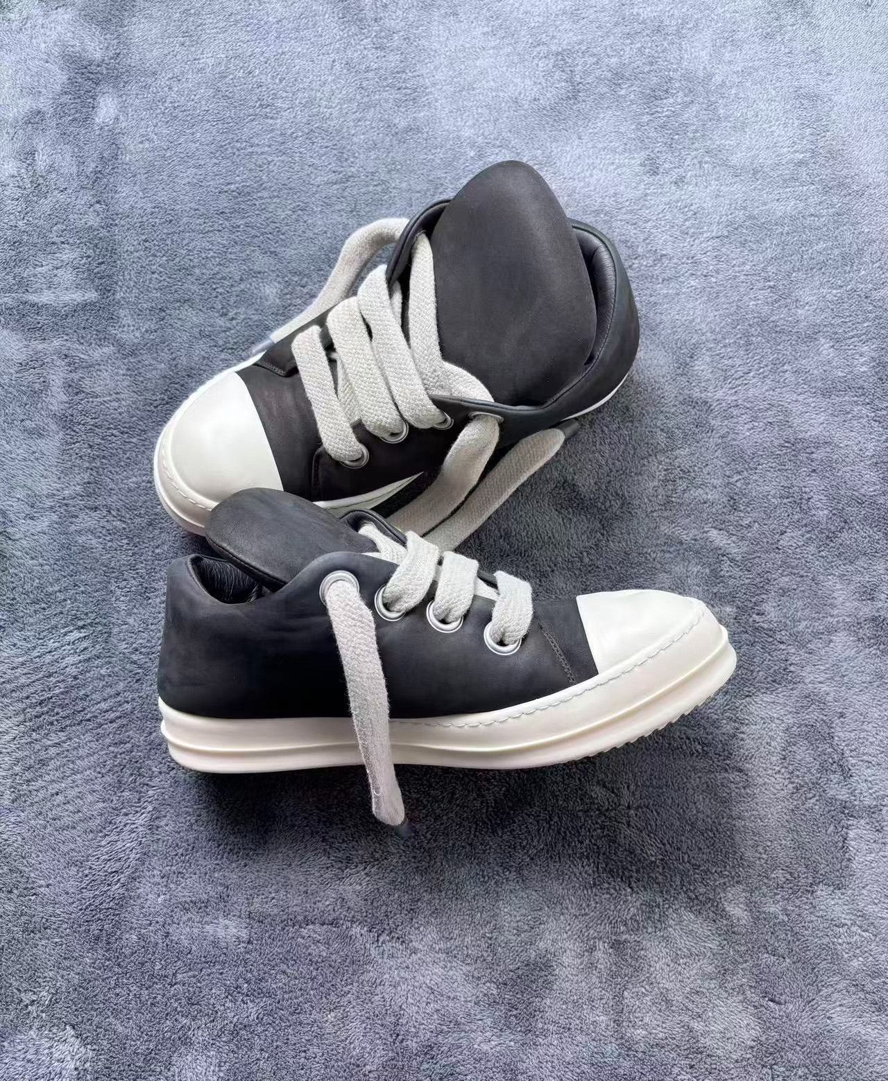 Rick Owens Rick Owens Leather White Lowtop Sneakers 24 Men Size US 10 / EU 43 - 5 Thumbnail