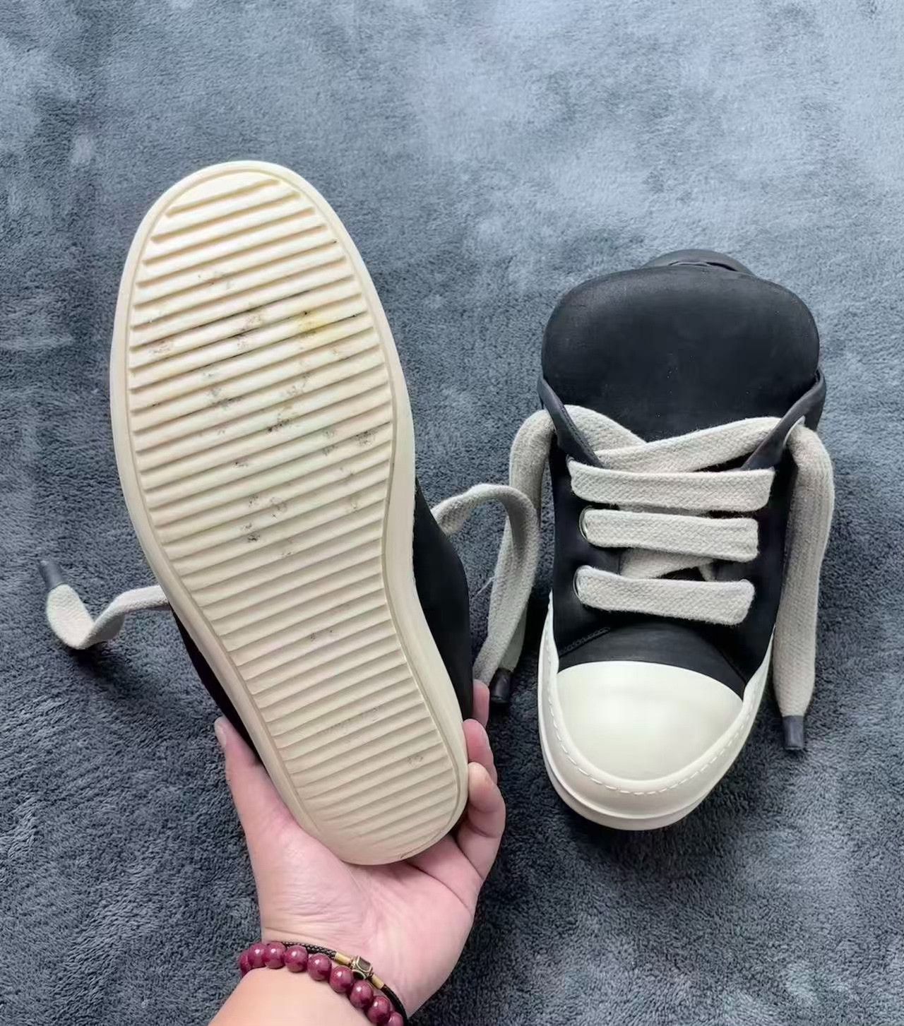 Rick Owens Rick Owens Leather White Lowtop Sneakers 24 Men Size US 10 / EU 43 - 8 Thumbnail
