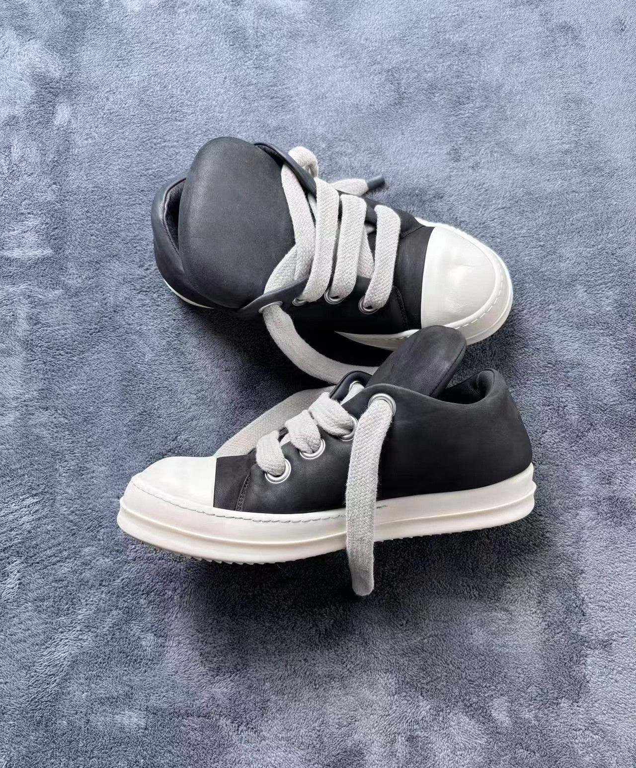Rick Owens Rick Owens Leather White Lowtop Sneakers 24 Men Size US 10 / EU 43 - 6 Thumbnail