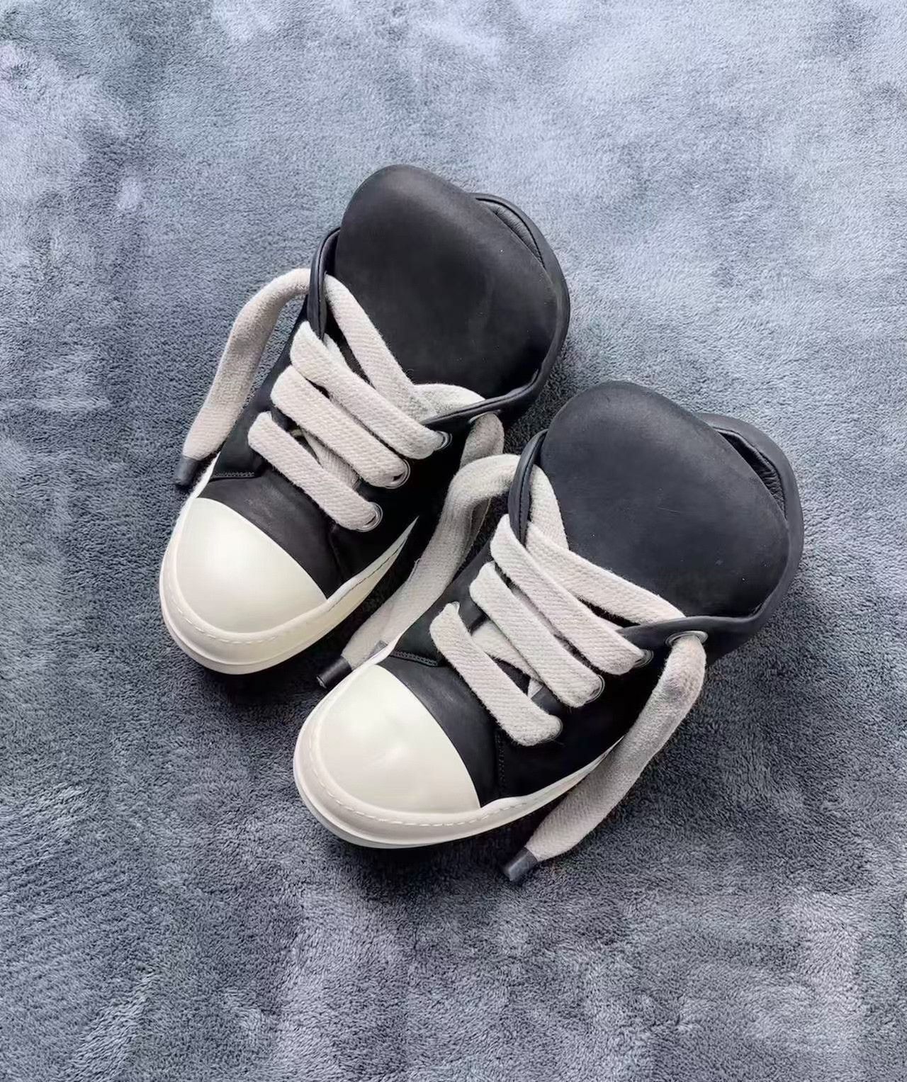 Rick Owens Rick Owens Leather White Lowtop Sneakers 24 Men Size US 10 / EU 43 - 2 Thumbnail