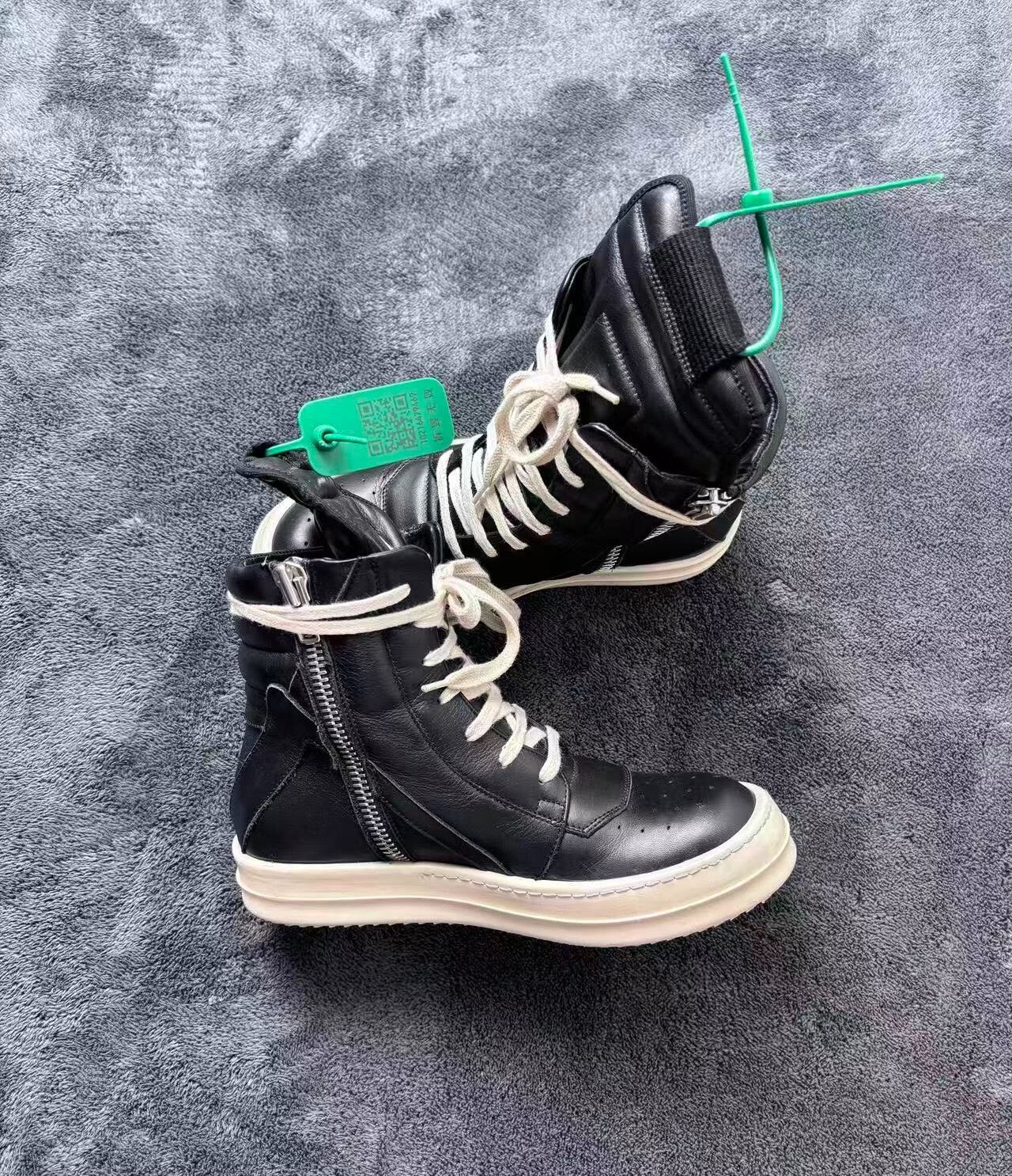 Rick Owens Rick Owens White Lowtop Sneakers 35 Men Size US 5 / EU 37 - 5 Thumbnail