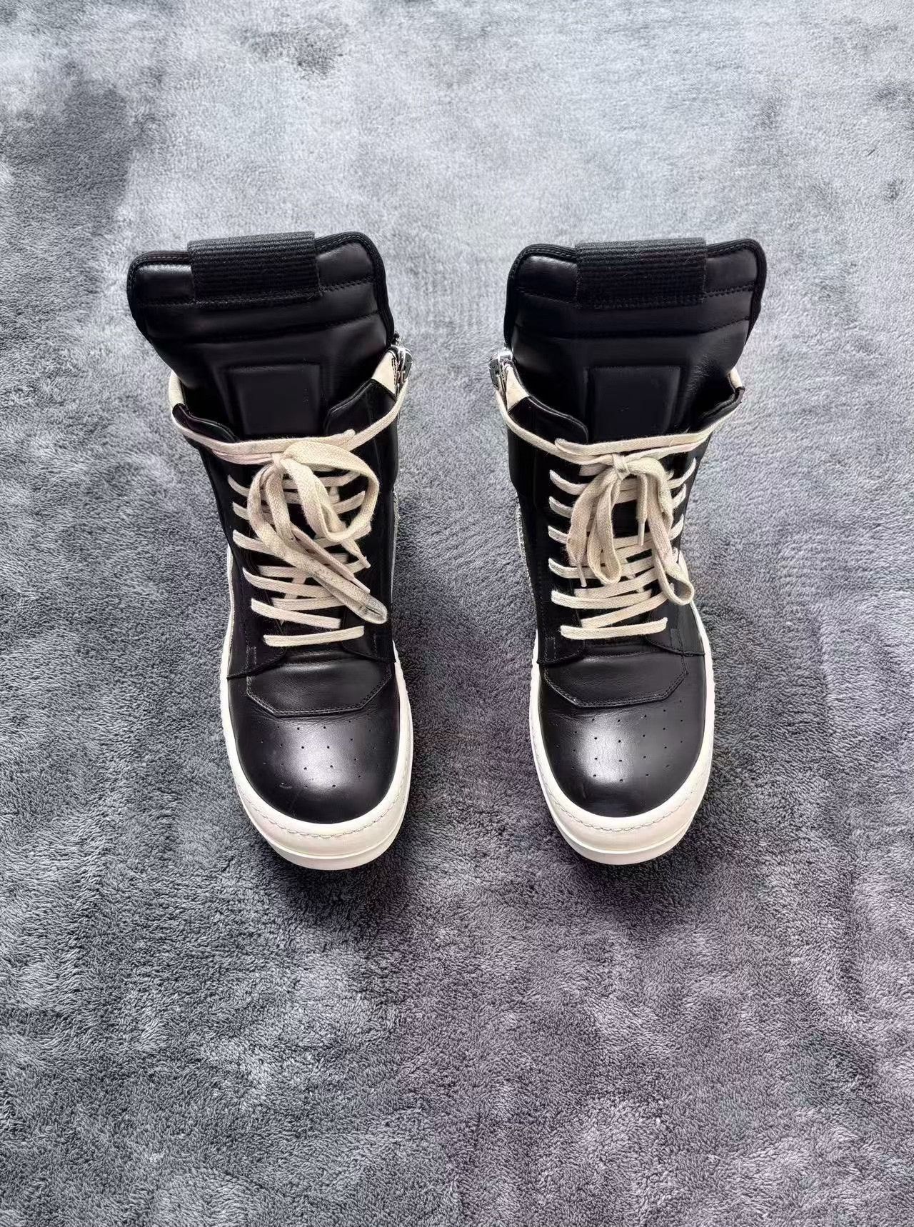 Rick Owens Rick Owens Leather Black Lowtop Sneakers 37 Women Size US 6.5 / IT 36.5 - 2 Thumbnail