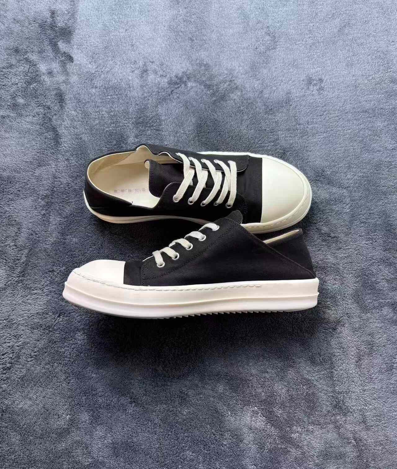 Rick Owens Rick Owens Black Lowtop Sneakers 42 Men Size US 9 / EU 42 - 6 Thumbnail