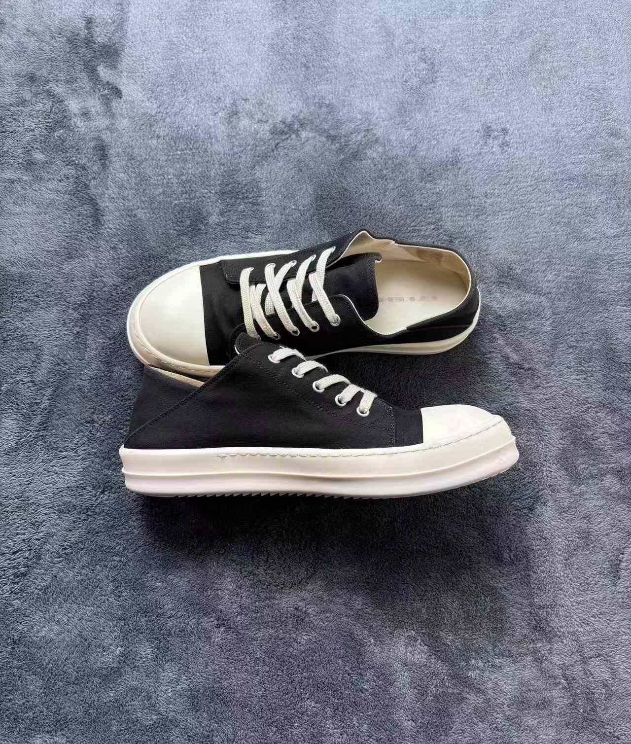 Rick Owens Rick Owens Black Lowtop Sneakers 42 Men Size US 9 / EU 42 - 5 Thumbnail