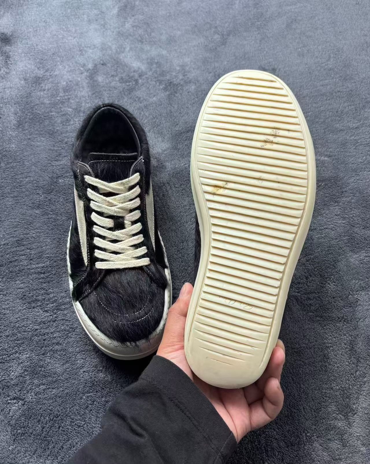 Rick Owens Rick Owens Black Lowtop Sneakers 41 Men Size US 8.5 / EU 41-42 - 8 Thumbnail