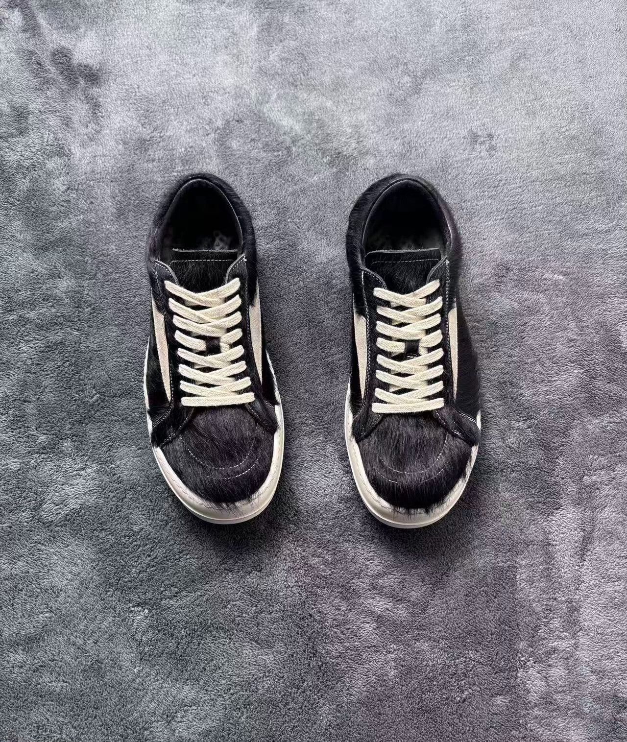 Rick Owens Rick Owens Black Lowtop Sneakers 41 Men Size US 8.5 / EU 41-42 - 2 Thumbnail