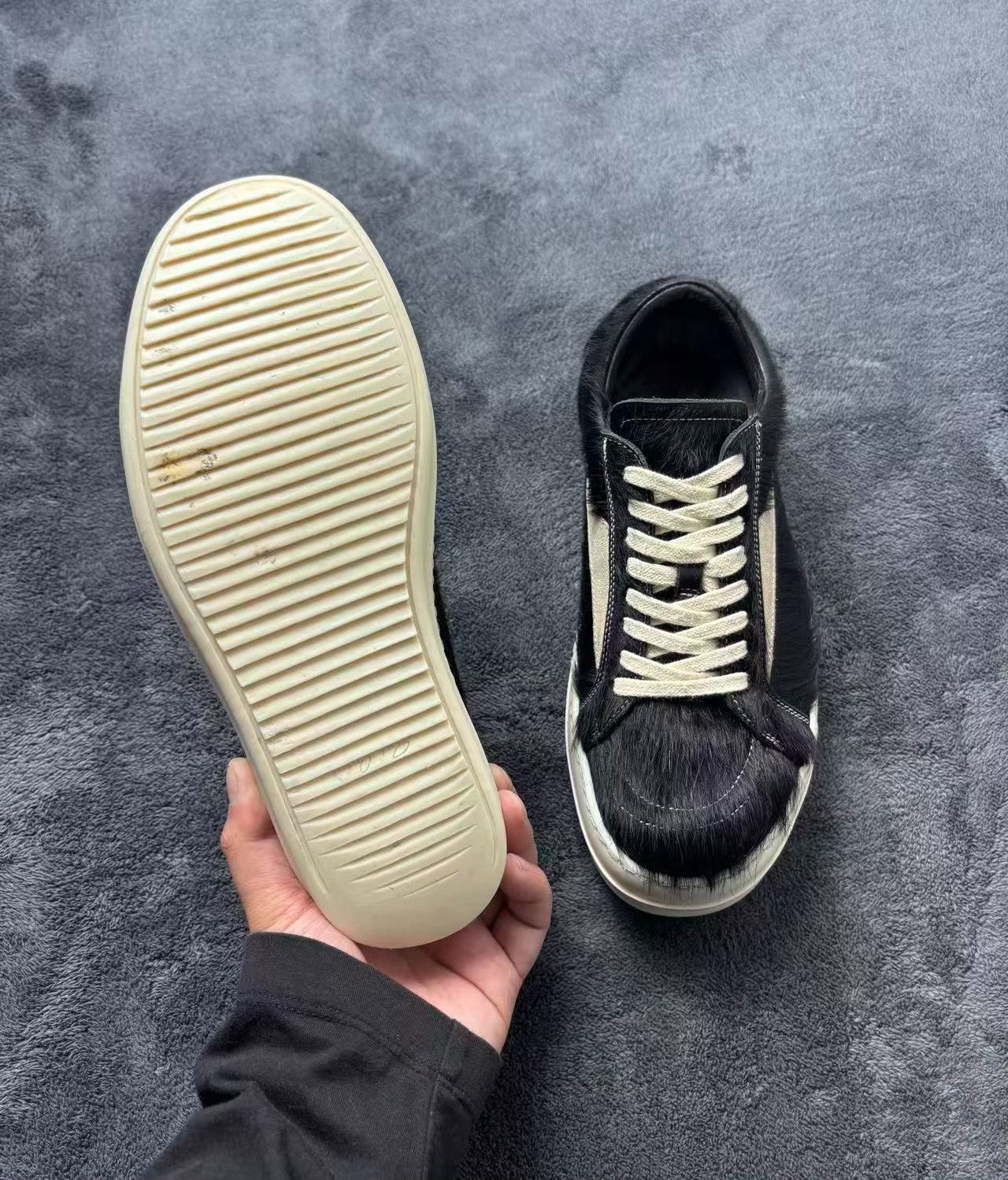 Rick Owens Rick Owens Black Lowtop Sneakers 41 Men Size US 8.5 / EU 41-42 - 7 Thumbnail