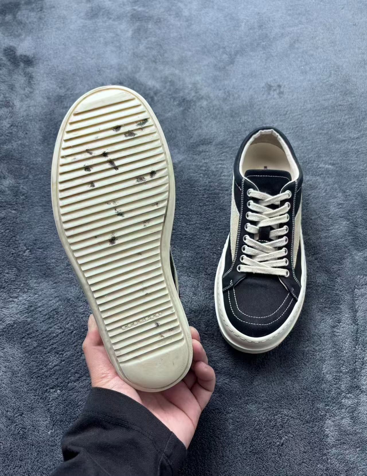 Rick Owens Rick Owens Canvas Lowtop Sneakers 40 Men Size US 7.5 / EU 40-41 - 8 Thumbnail