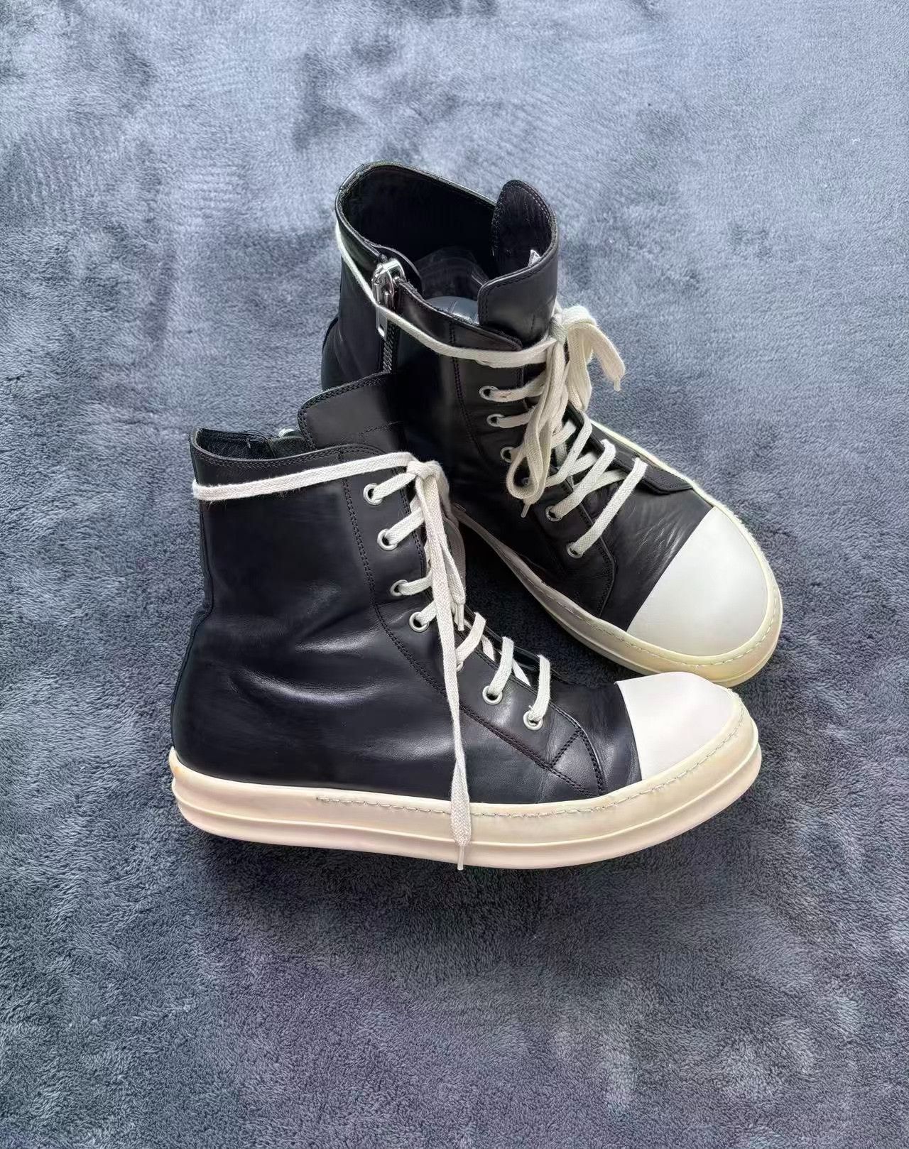 Rick Owens Rick Owens Black Hitop Sneakers 42 Men Size US 9 / EU 42 - 3 Thumbnail