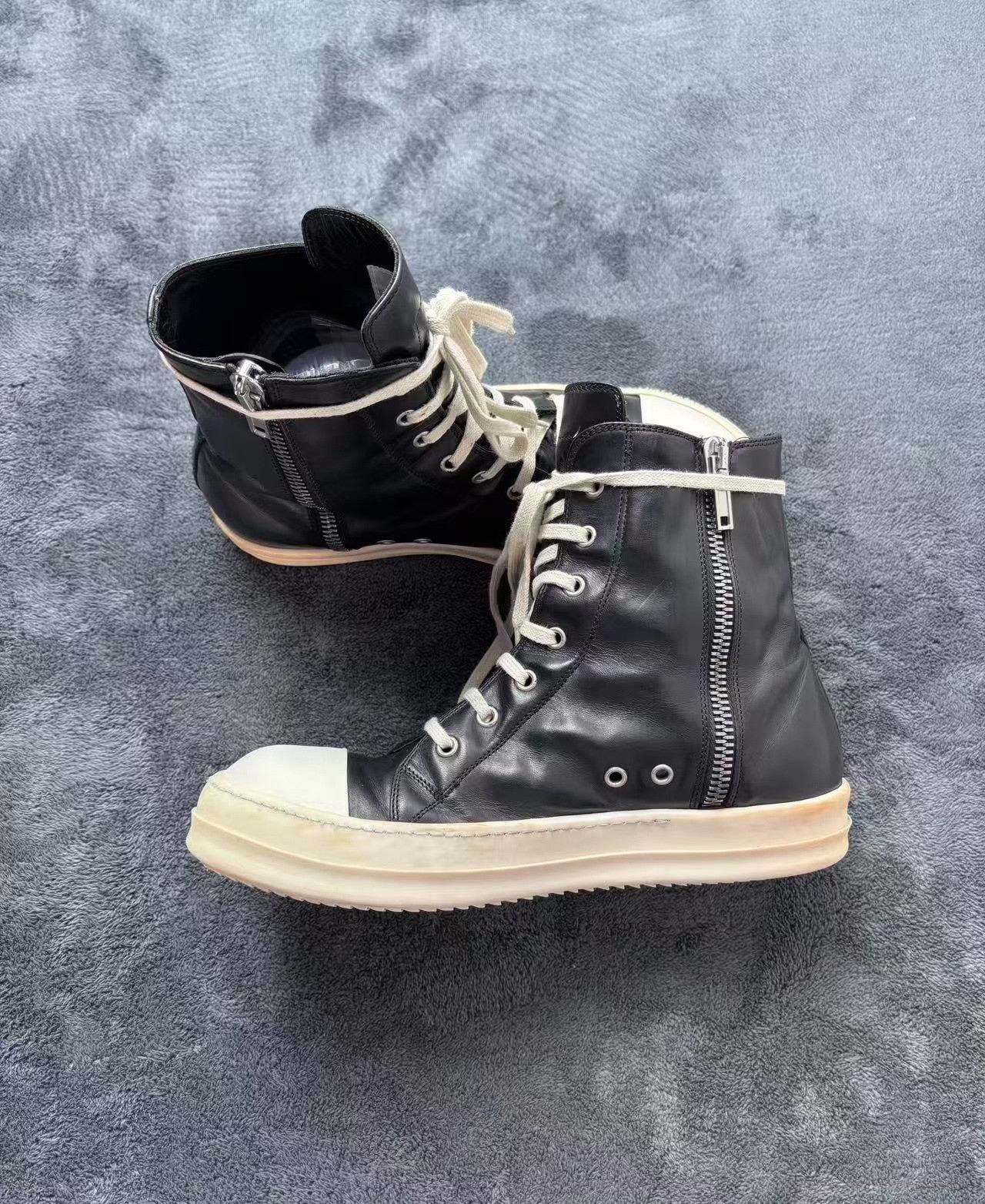 Rick Owens Rick Owens Black Hitop Sneakers 42 Men Size US 9 / EU 42 - 6 Thumbnail