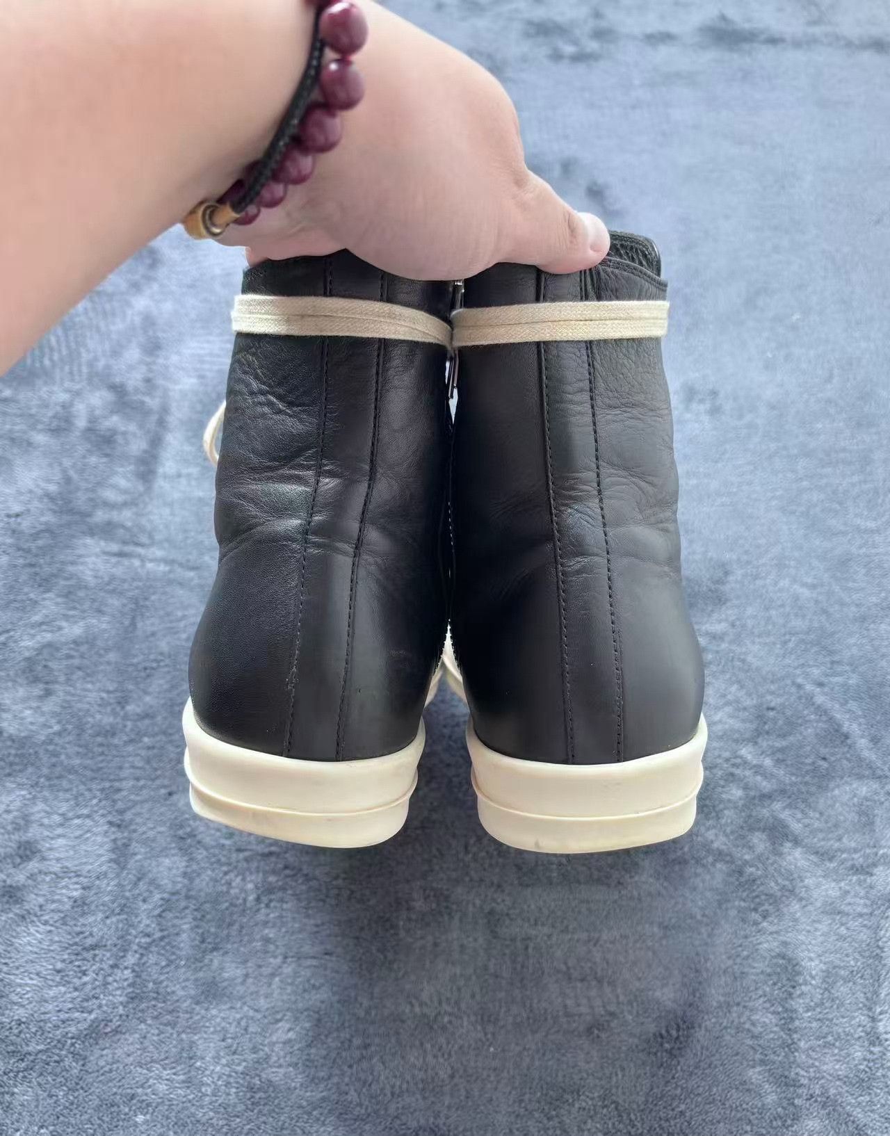 Rick Owens Rick Owens Leather Hitop Sneakers 42 Men Size US 9 / EU 42 - 7 Thumbnail