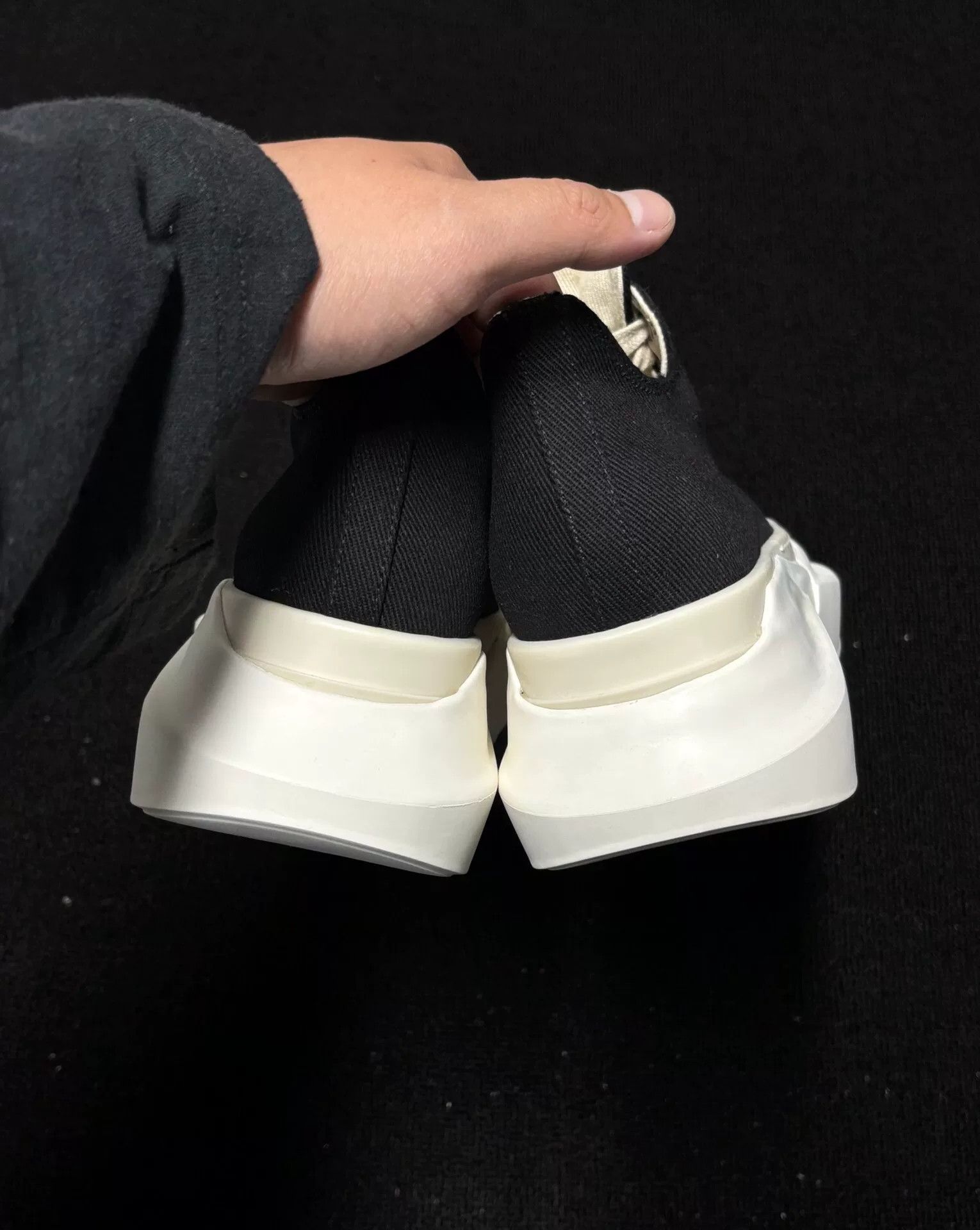 Rick Owens Rick Owens Black Lowtop Sneakers 35 Men Size US 5 / EU 37 - 7 Thumbnail