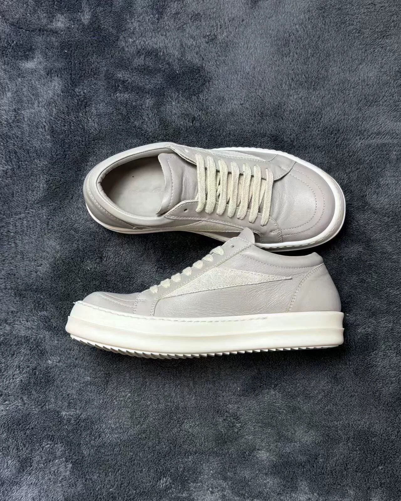 Rick Owens Rick Owens Leather White Lowtop Sneakers 36 Women Size US 6 / IT 36 - 6 Thumbnail