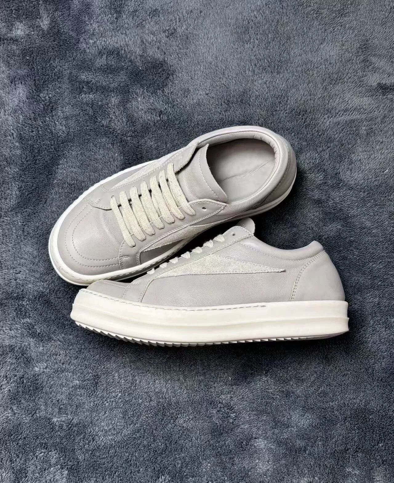 Rick Owens Rick Owens Leather White Lowtop Sneakers 36 Women Size US 6 / IT 36 - 4 Thumbnail