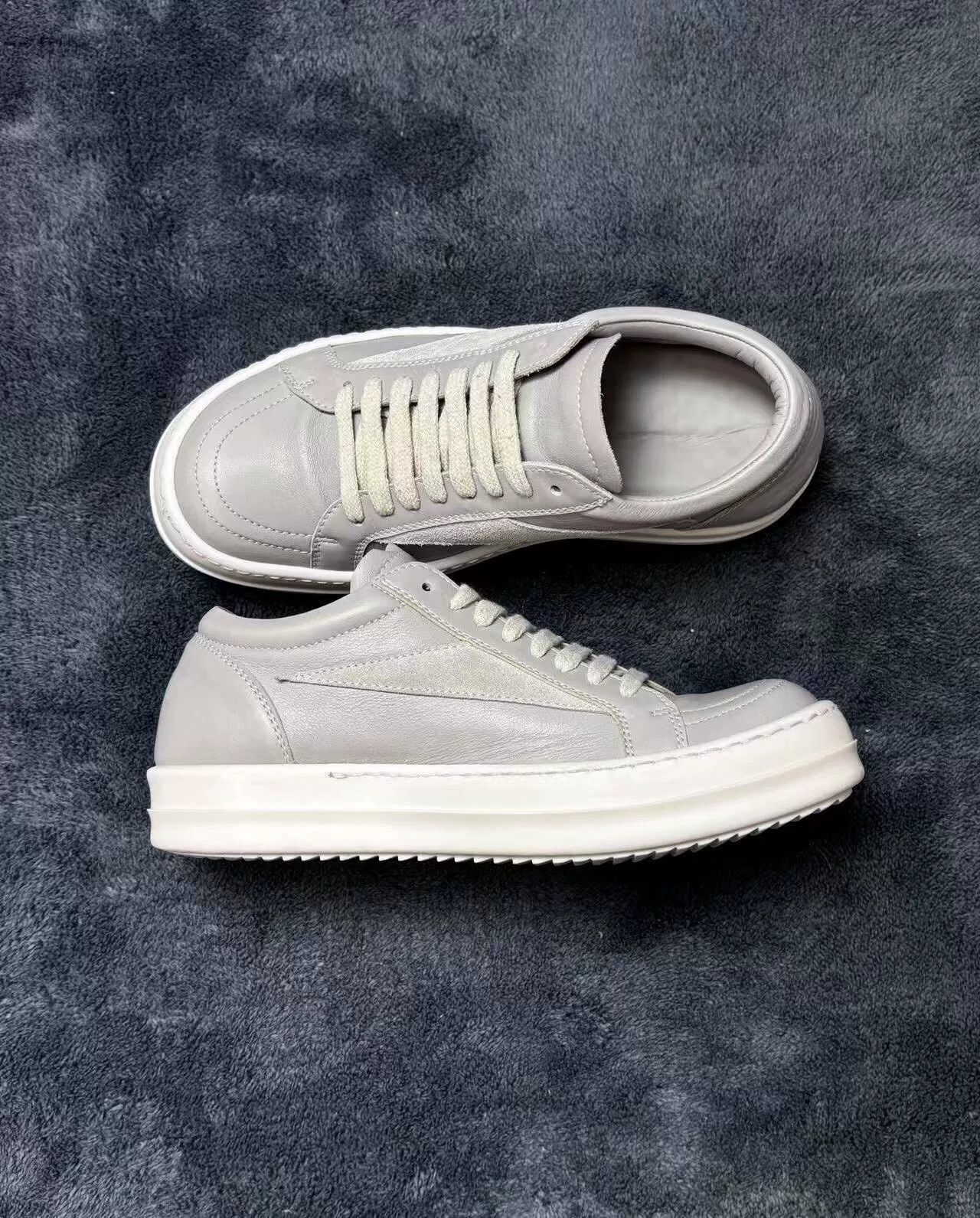Rick Owens Rick Owens Leather White Lowtop Sneakers 36 Women Size US 6 / IT 36 - 5 Thumbnail