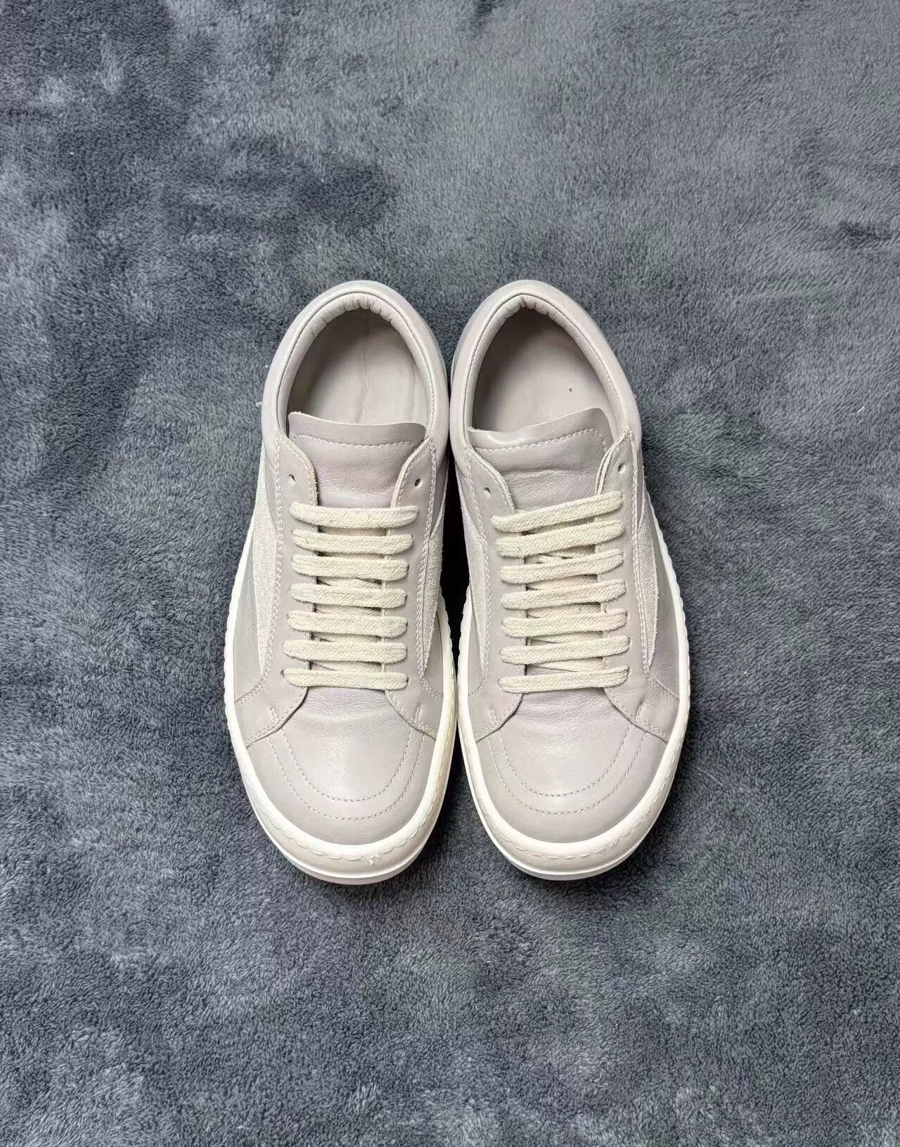 Rick Owens Rick Owens Leather White Lowtop Sneakers 36 Women Size US 6 / IT 36 - 2 Thumbnail