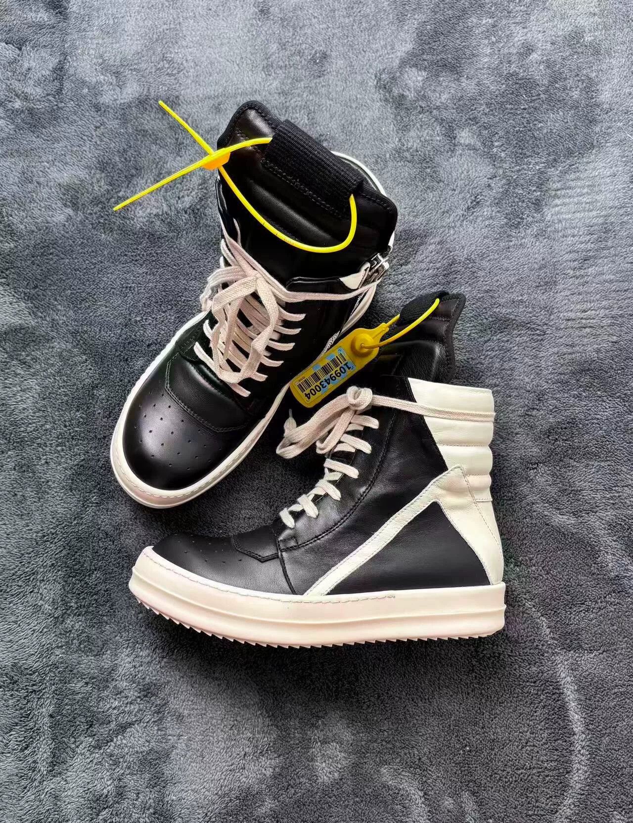 Rick Owens Rick Owens Leather Black Lowtop Sneakers 36 Men Size US 5 / EU 37 - 4 Thumbnail