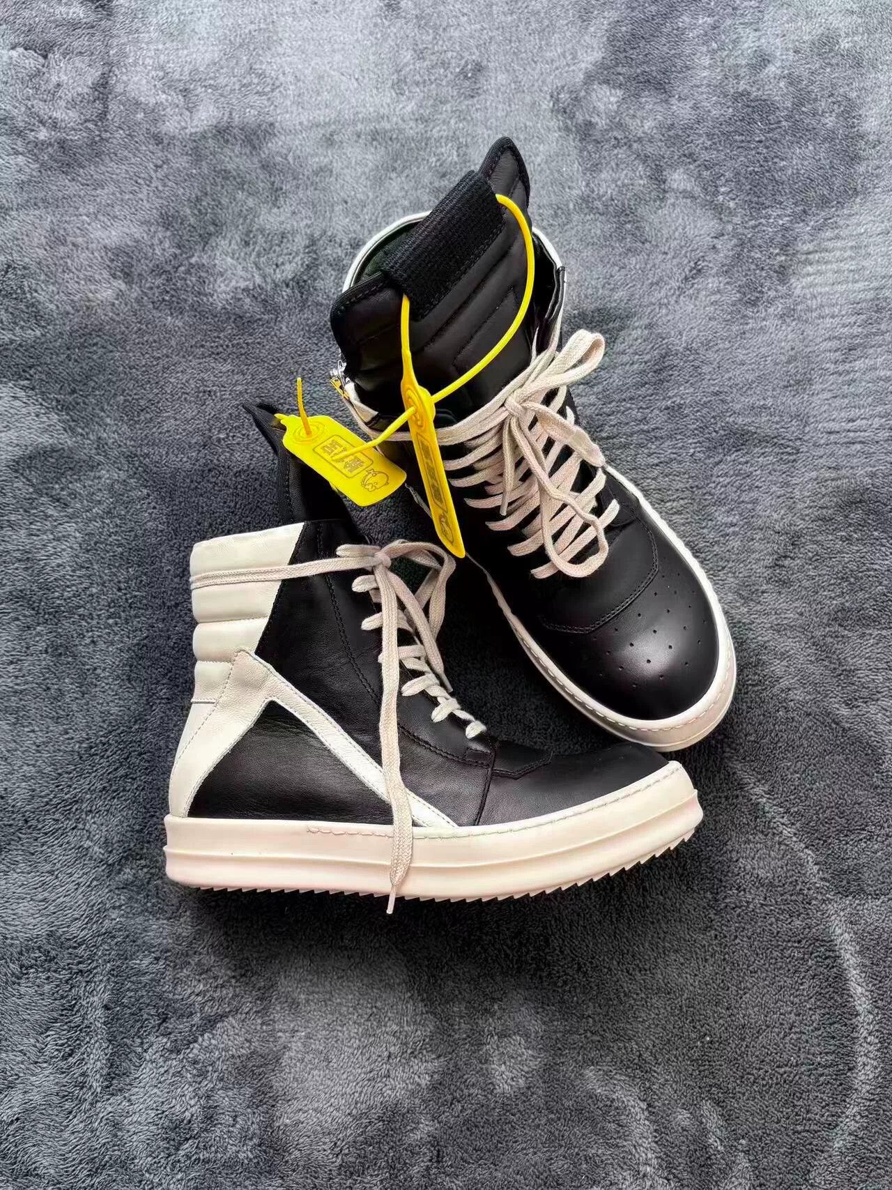 Rick Owens Rick Owens Leather Black Lowtop Sneakers 36 Men Size US 5 / EU 37 - 3 Thumbnail