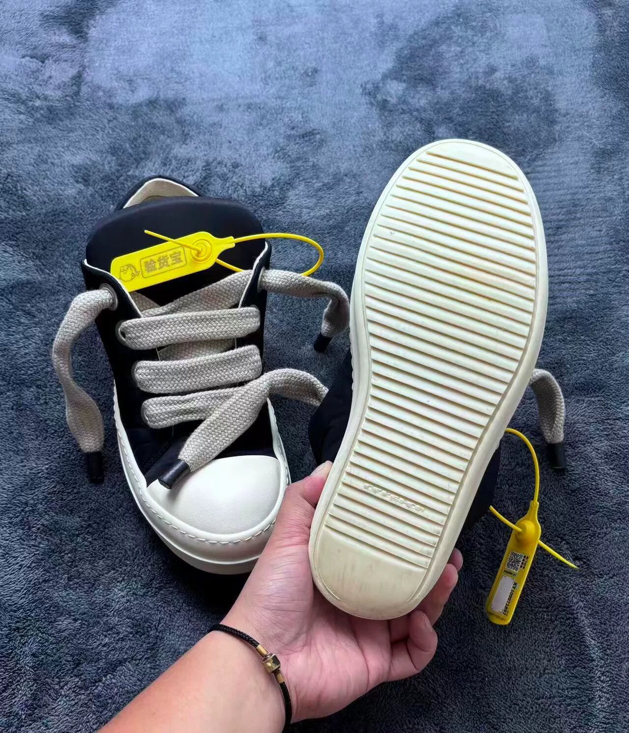 Rick Owens Rick Owens White Lowtop Sneakers 41 Men Size US 8.5 / EU 41-42 - 9 Thumbnail
