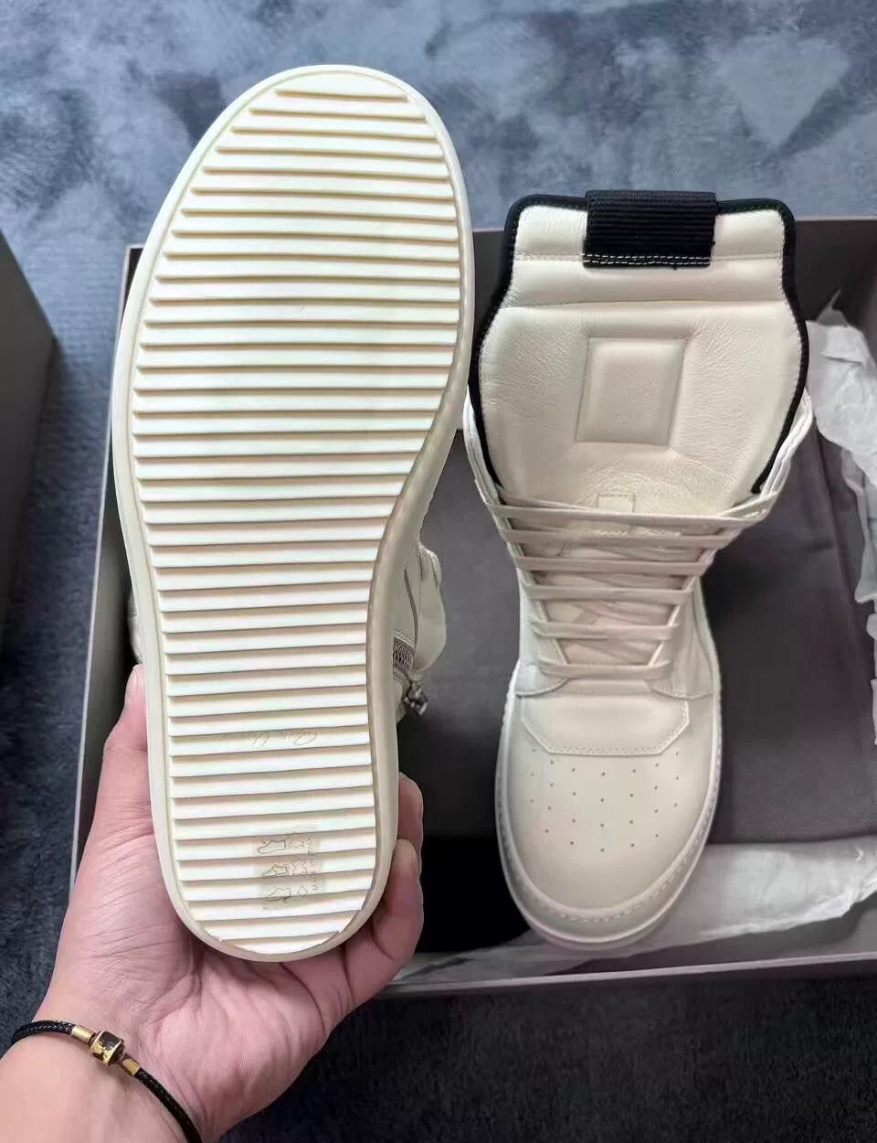 Rick Owens Rick Owens Leather White Lowtop Sneakers 41 Men Size US 8.5 / EU 41-42 - 6 Thumbnail
