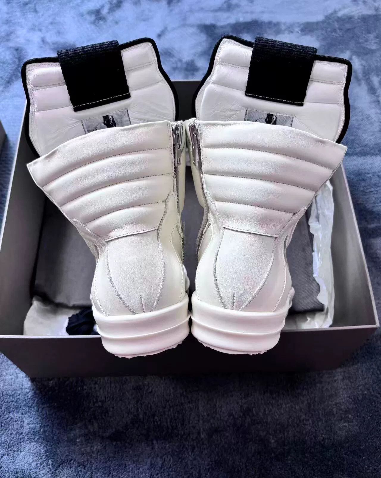 Rick Owens Rick Owens Leather White Lowtop Sneakers 41 Men Size US 8.5 / EU 41-42 - 5 Thumbnail
