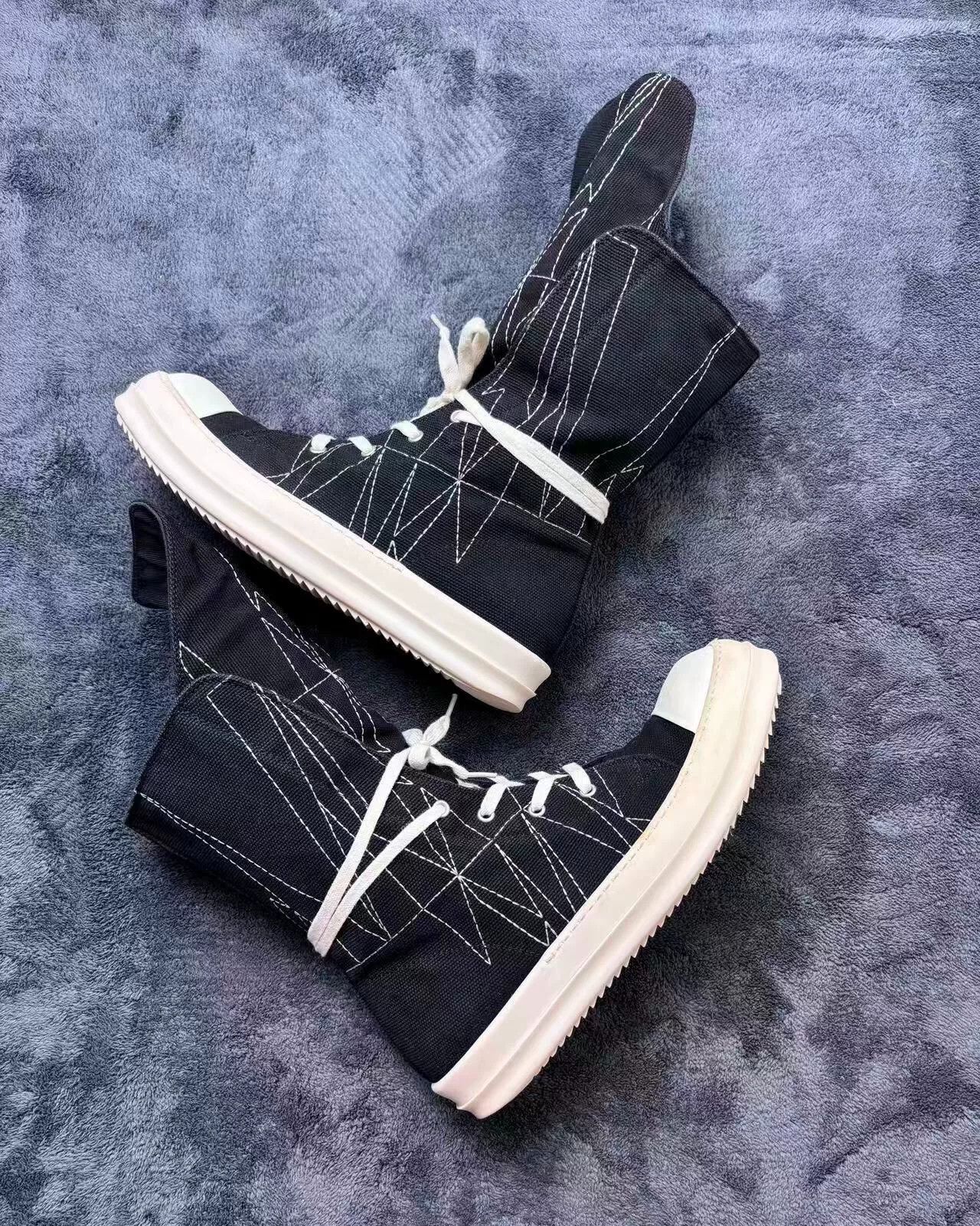 Rick Owens Rick Owens Canvas White Lowtop Sneakers 42 Men Size US 9 / EU 42 - 4 Thumbnail