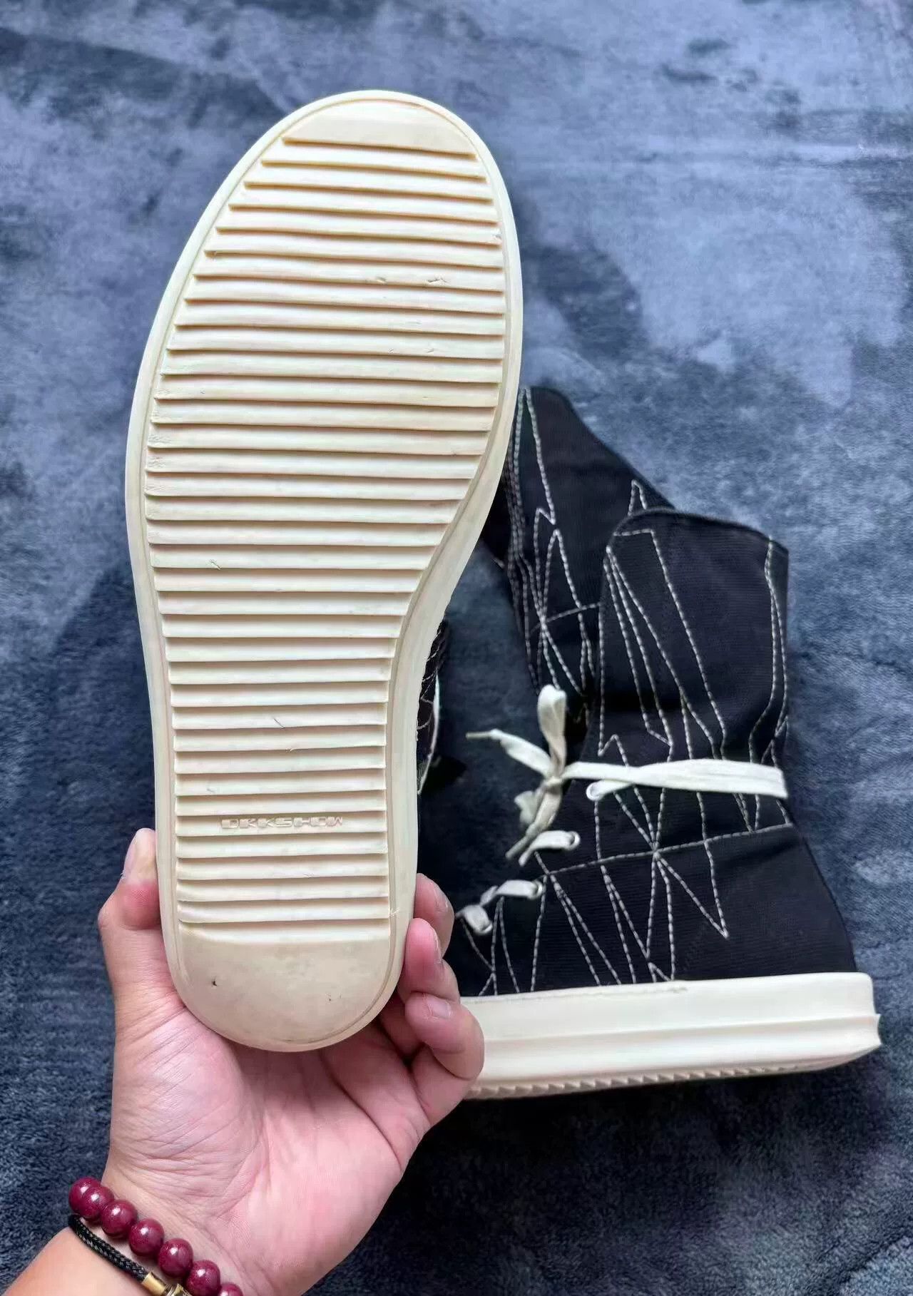Rick Owens Rick Owens Canvas White Lowtop Sneakers 42 Men Size US 9 / EU 42 - 7 Thumbnail